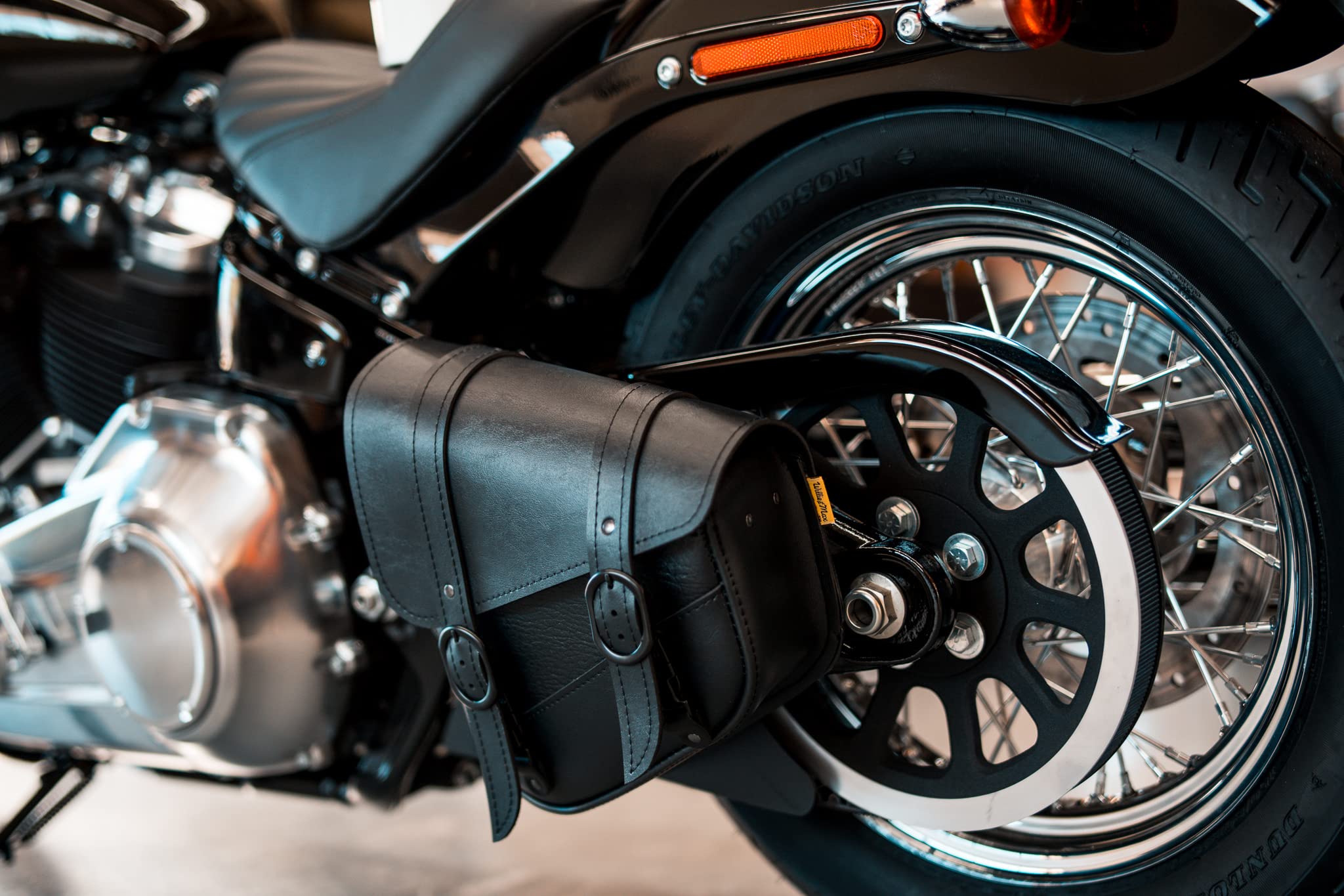 Dowco Willie & Max Black Jack Swingarm Bag - Black Buckle - Triangulated Swingarms - 59776-05,10.5'' x 11.5'' x 4.5''