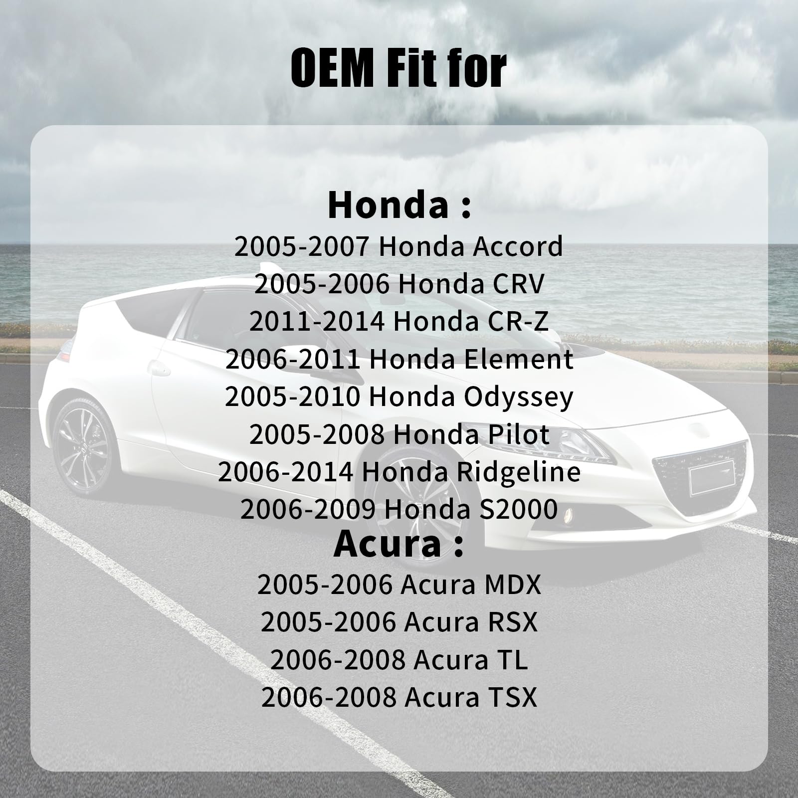 Gas Cap,Fuel Cap For Honda 2005-2007 Accord 2005-2006 CRV 2011-2014 CR-Z 2005-2010 Odyssey 2006-2011 Element 2005-2008 Pilot 200