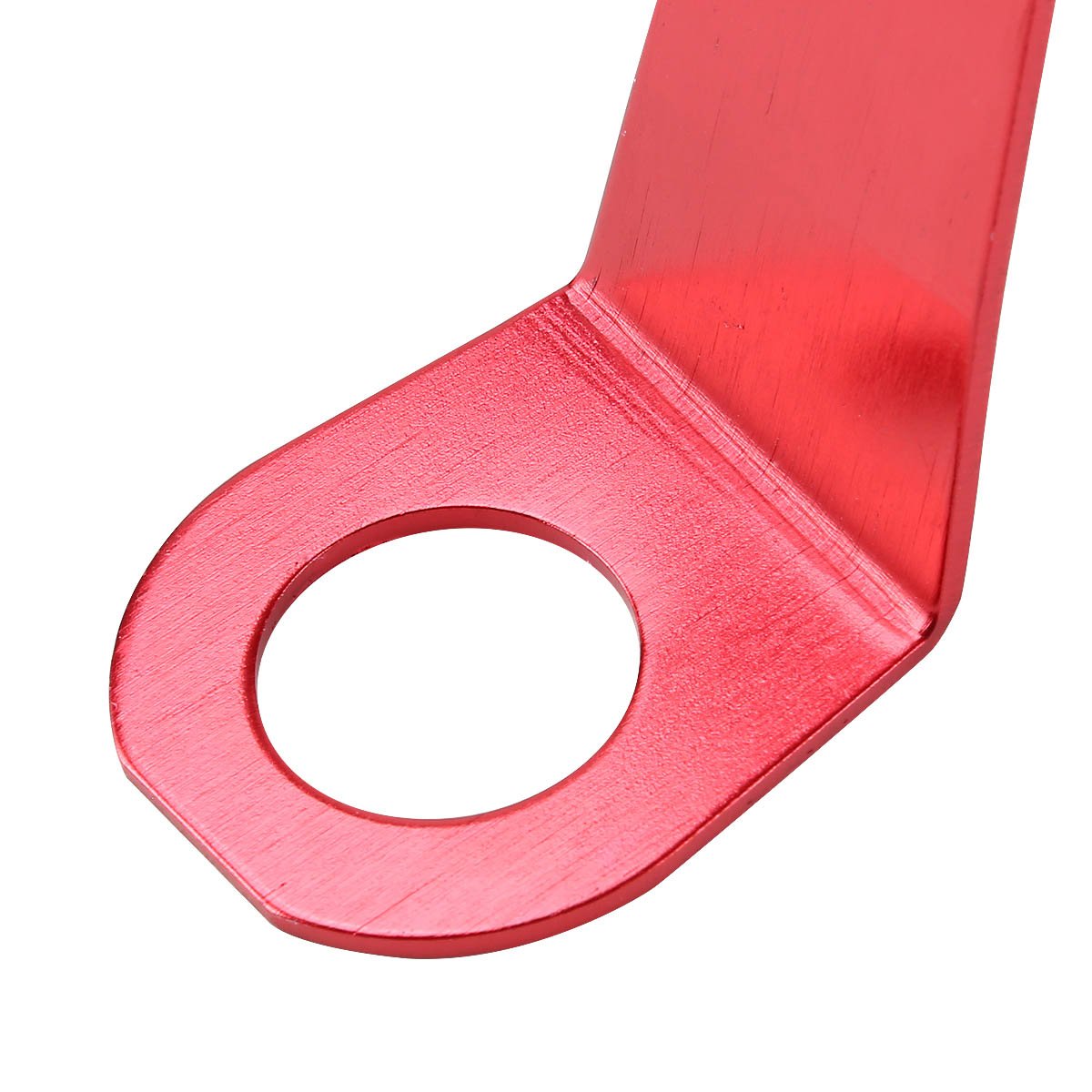 Auto Dynasty Compatible with Honda Civic EG Billet Aluminum Radiator Stay Mount Bracket+Washer (Red)
