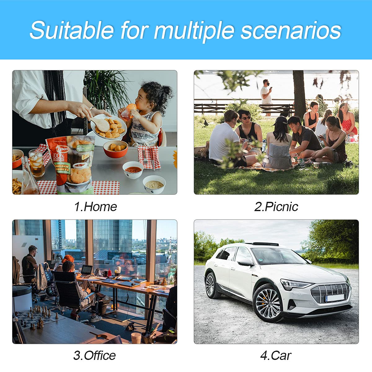 8Sanlione Car Trunk Organizer/Storage, Collapsible Cargo Storage Box, Large Capacity, Trunk Organizer For Cars, Vehicles, Suvs,