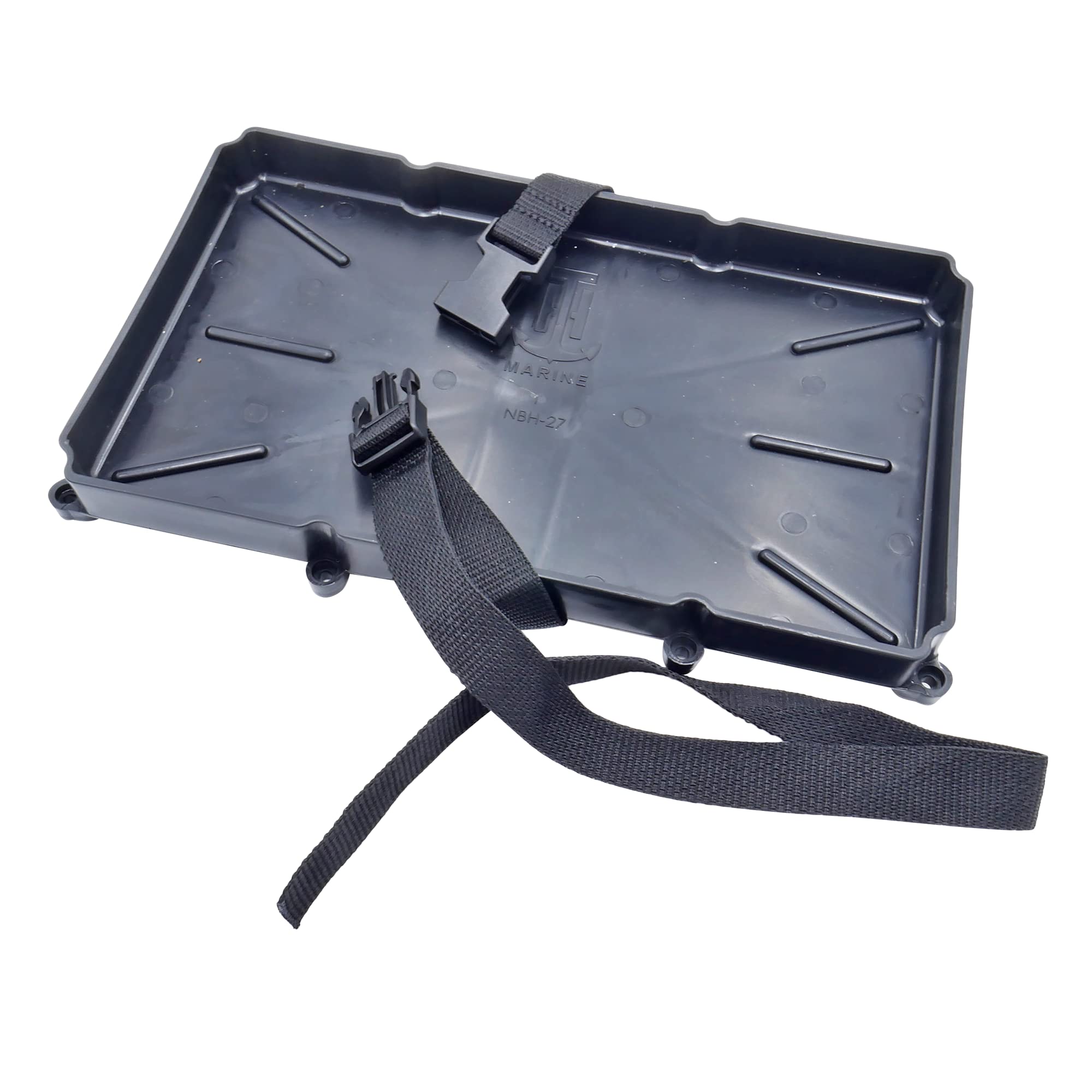 T-H Marine Nbh-27P-Dp Narrow Battery Tray Holder - 27 Series, Black