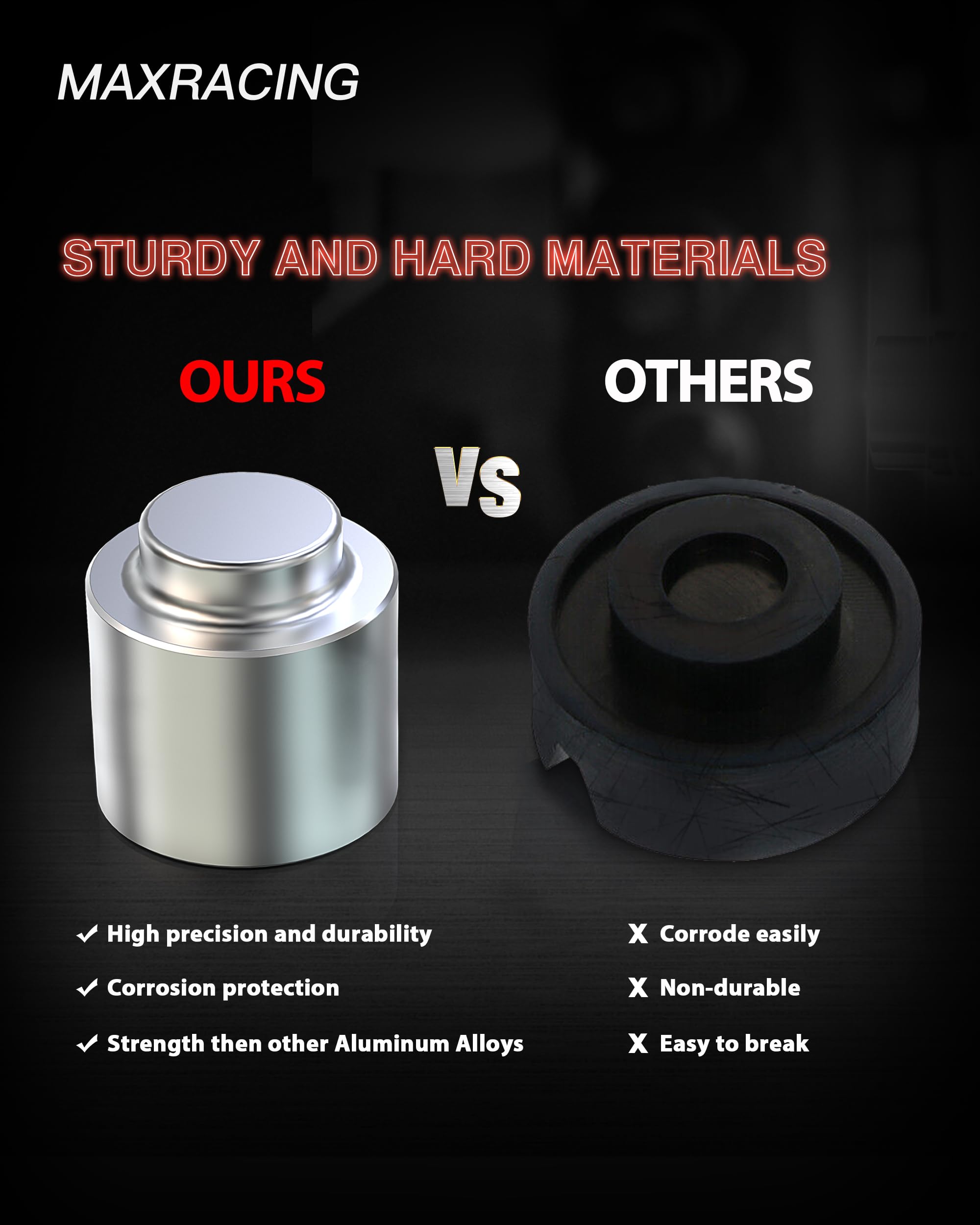 Maxracing 3'' Rear Leveling Kit & Rear Lift Spacers Compatible With 2009-2025 Dodge Ram 1500 | 2000-2020 Tahoe | 2000-2020 Subur