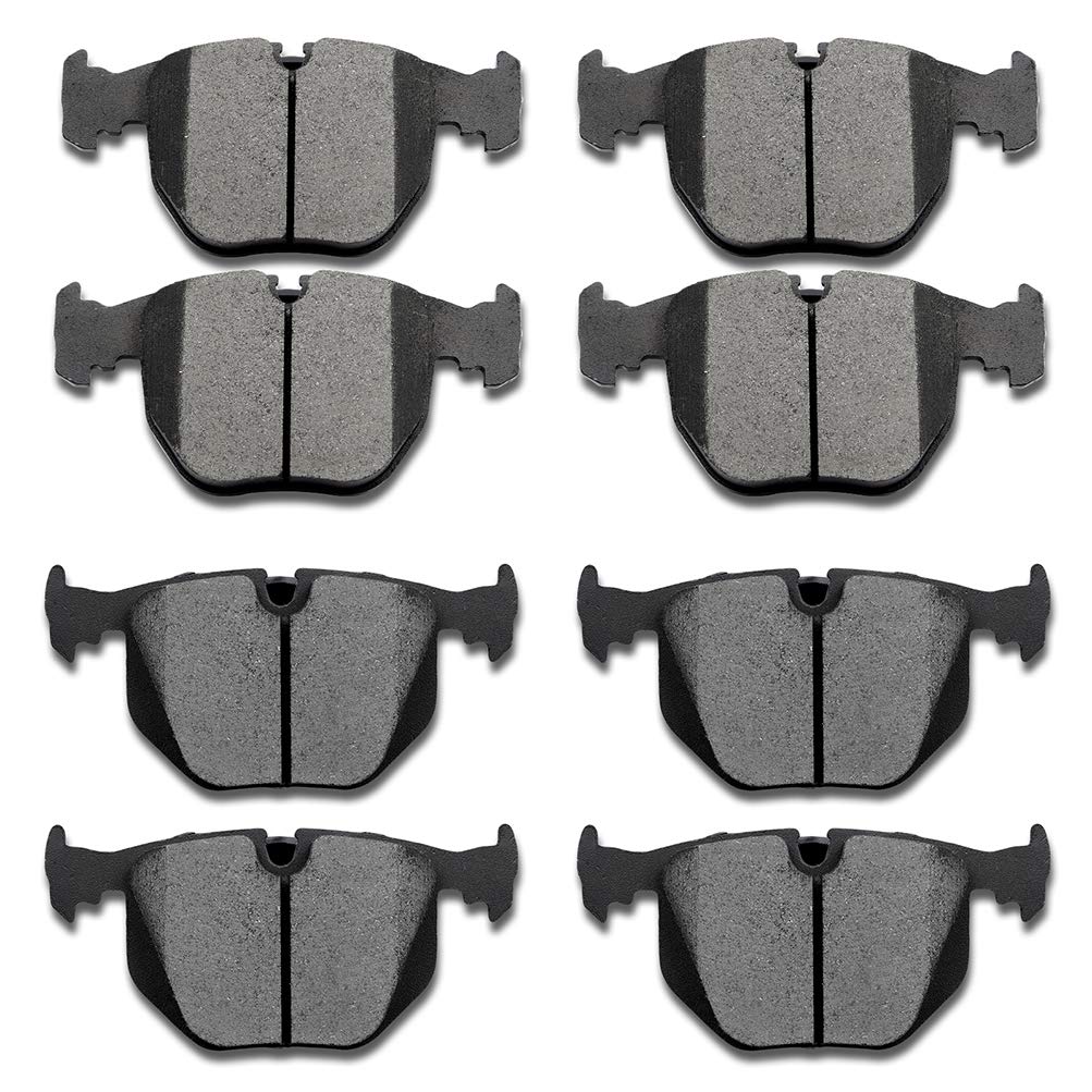 Ceramic Brake Pads Kits,Scitoo 8Pcs Brakes Pads Set Fit For 1995 1997-2001 For Bmw 740I,1995-2001 For Bmw 740Il,2000-2003 For Bm