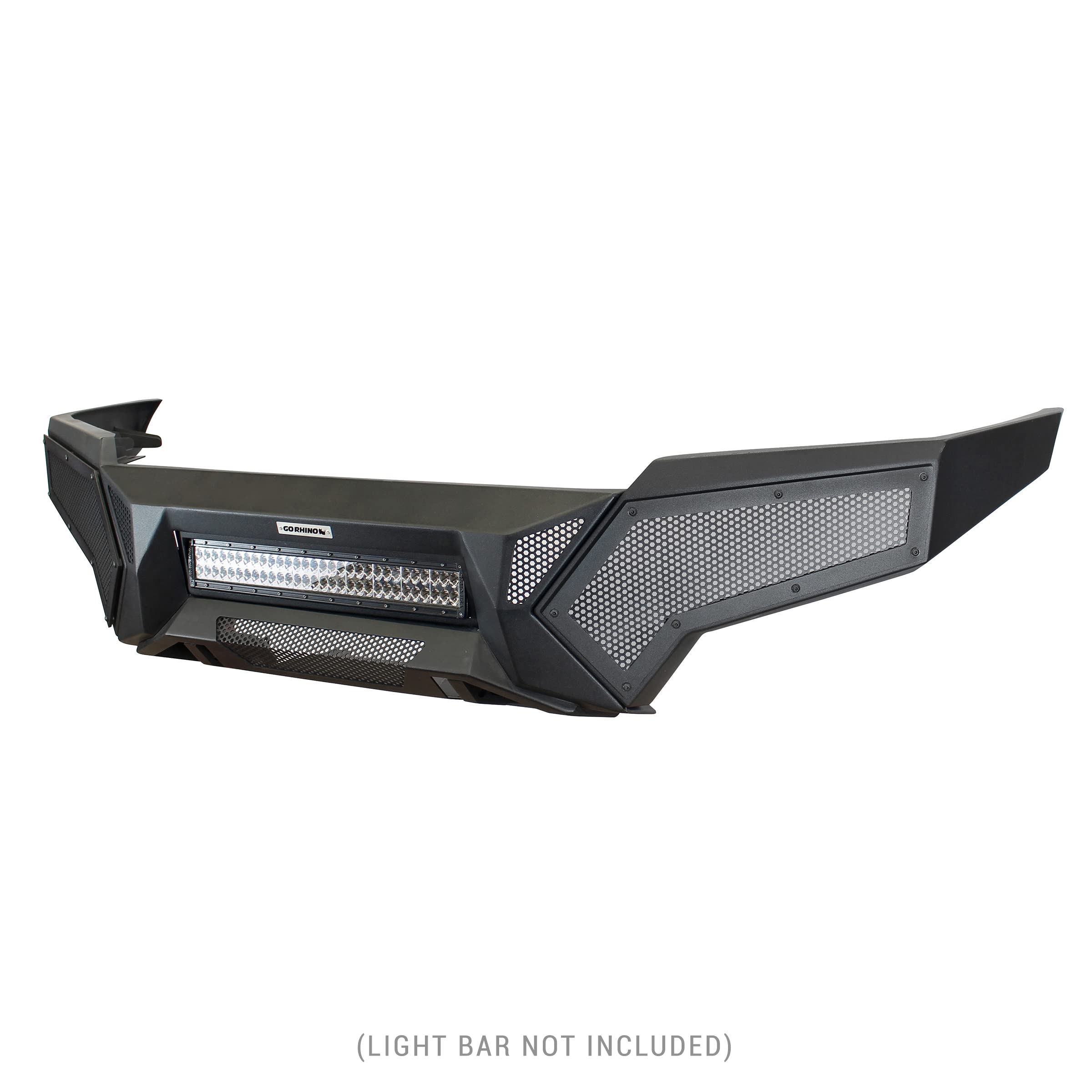 Go Rhino Element Front Bumper W/ Fixed Light Bar Mount | Mild Steel, Textured Black | 34389T | Fits 2016 - 2023 Toyota Tacoma