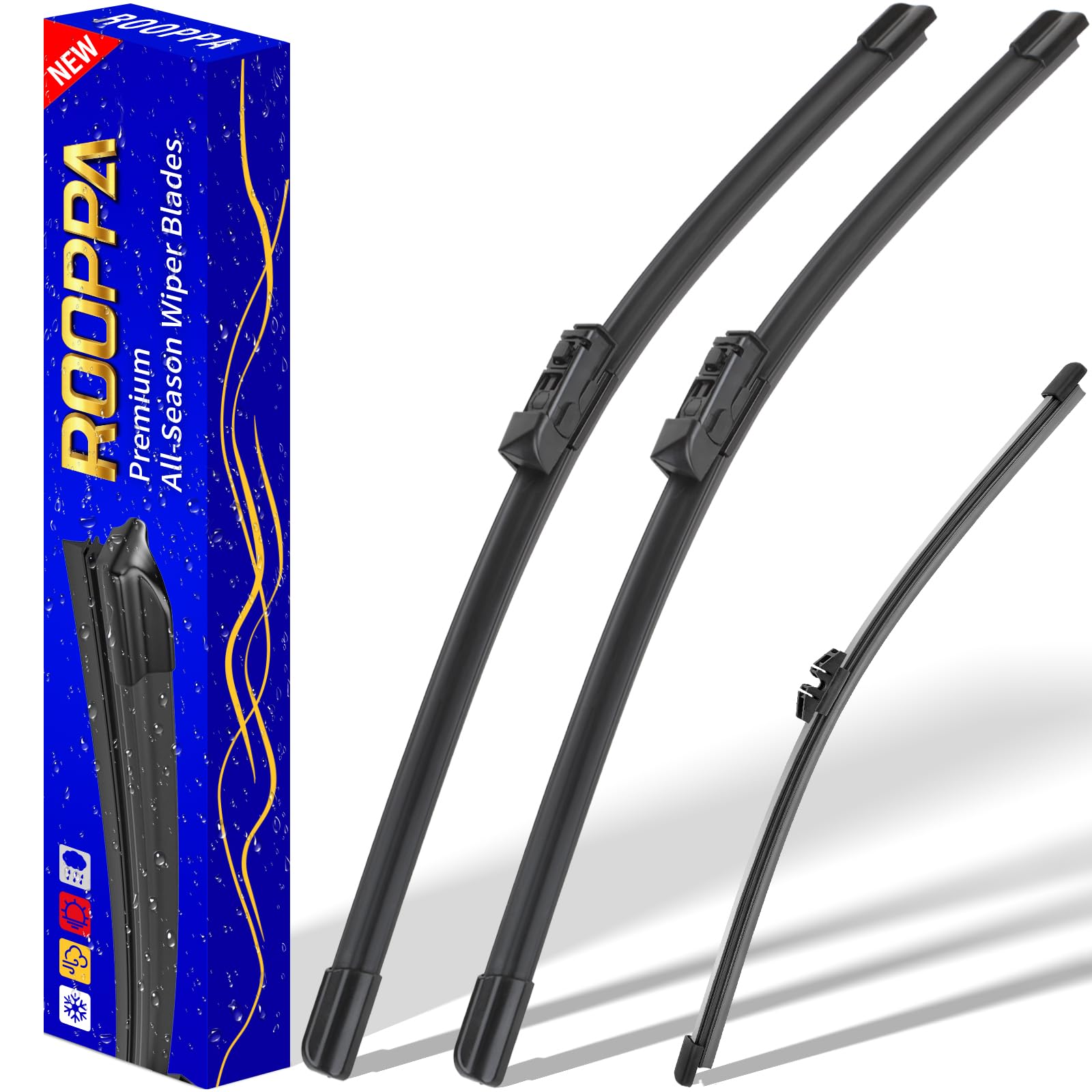 3 Wipers Replacement For 2018-2022 Bmw X3/2019-2022 Bmw X4, Windshield Wiper Blades Original Equipment Replacement - 26''/20''/1