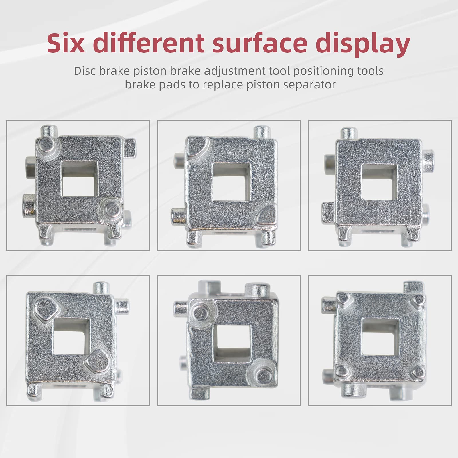 Alltooetools 3/8' Disc Brake Piston Caliper Wind Back Cube Tool