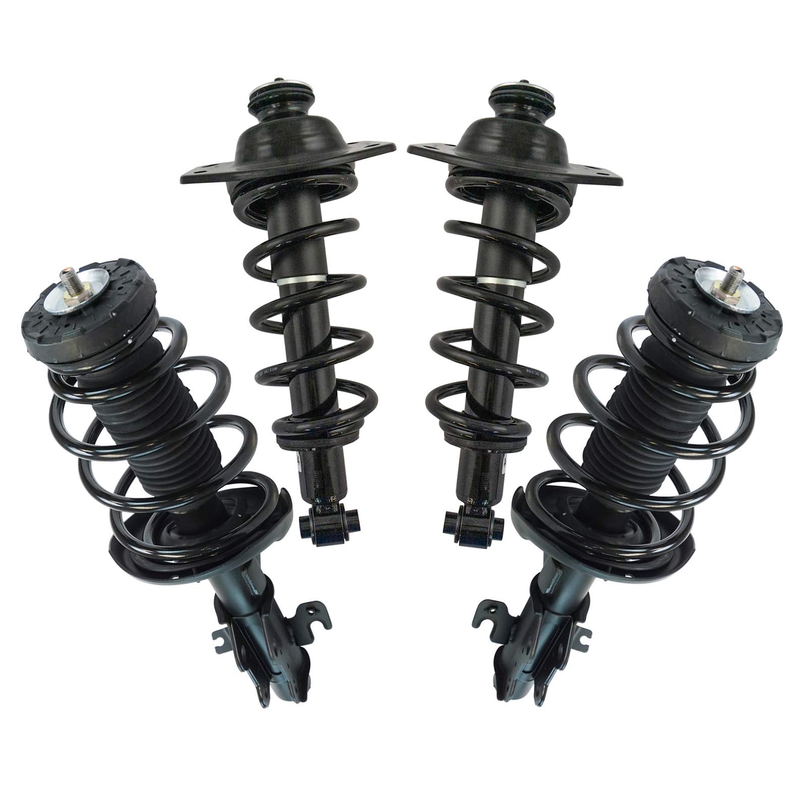 Trq Front And Rear Strut & Coil Spring Assembly Set Driver & Passenger Sides Compatible With 11-12 Chevrolet Camaro