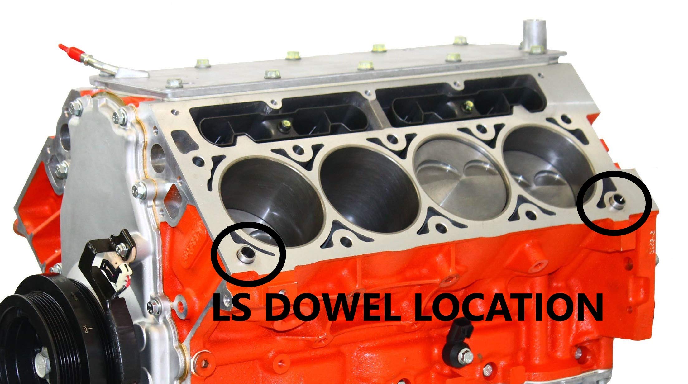 Z Whip LS Cylinder Head Dowel Alignment Pin Assembly Split Roll Pin Compatible with all GM Chevy 1997-Current LS & LT Series Eng