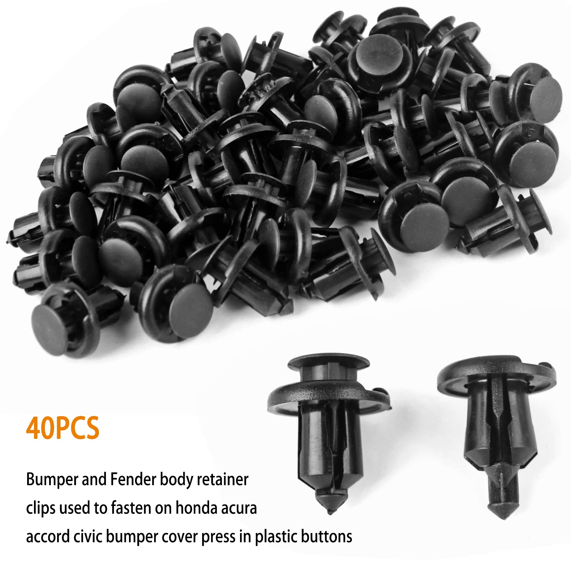 Xislet 3 in 1 Wheelhouse Liner Screw 90114-SE0-000 with 91503-SZ3-003 Bumper Fastener Compatible with Honda Acura Accord Civic M