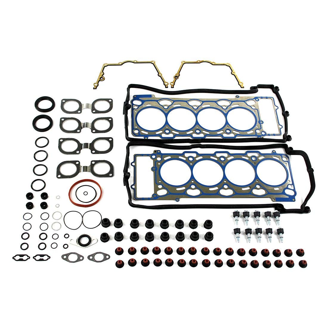 DNJ HGS864 MLS Cylinder Head Set for 2002-2008 / BMW / 545I, 645CI, 745I, 745LI, X5 / 4.4L / DOHC / 32v / N62, N62B44
