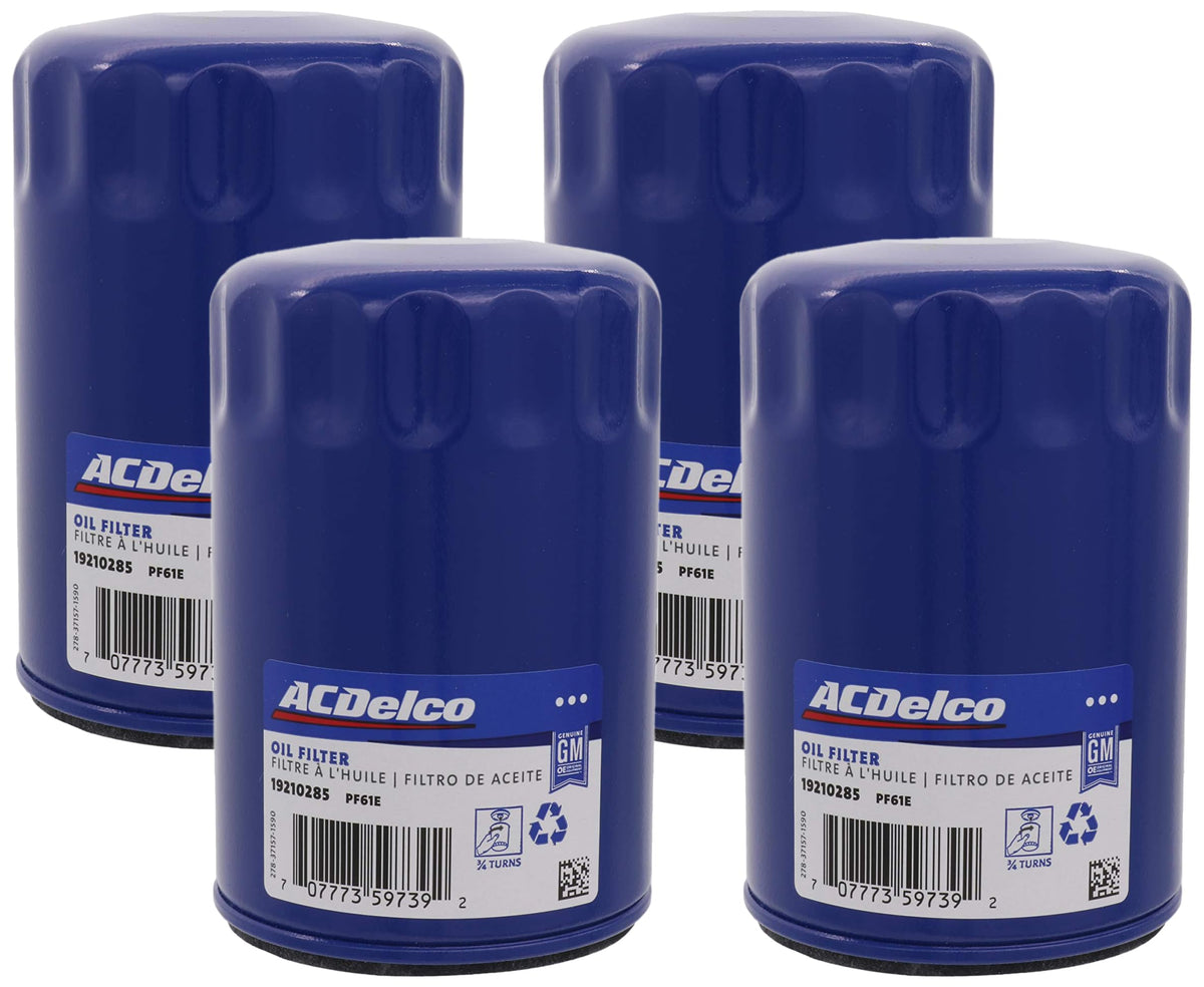Acdelco Gm Original Equipment Pf61E Engine Oil Filter (Pack Of 4)