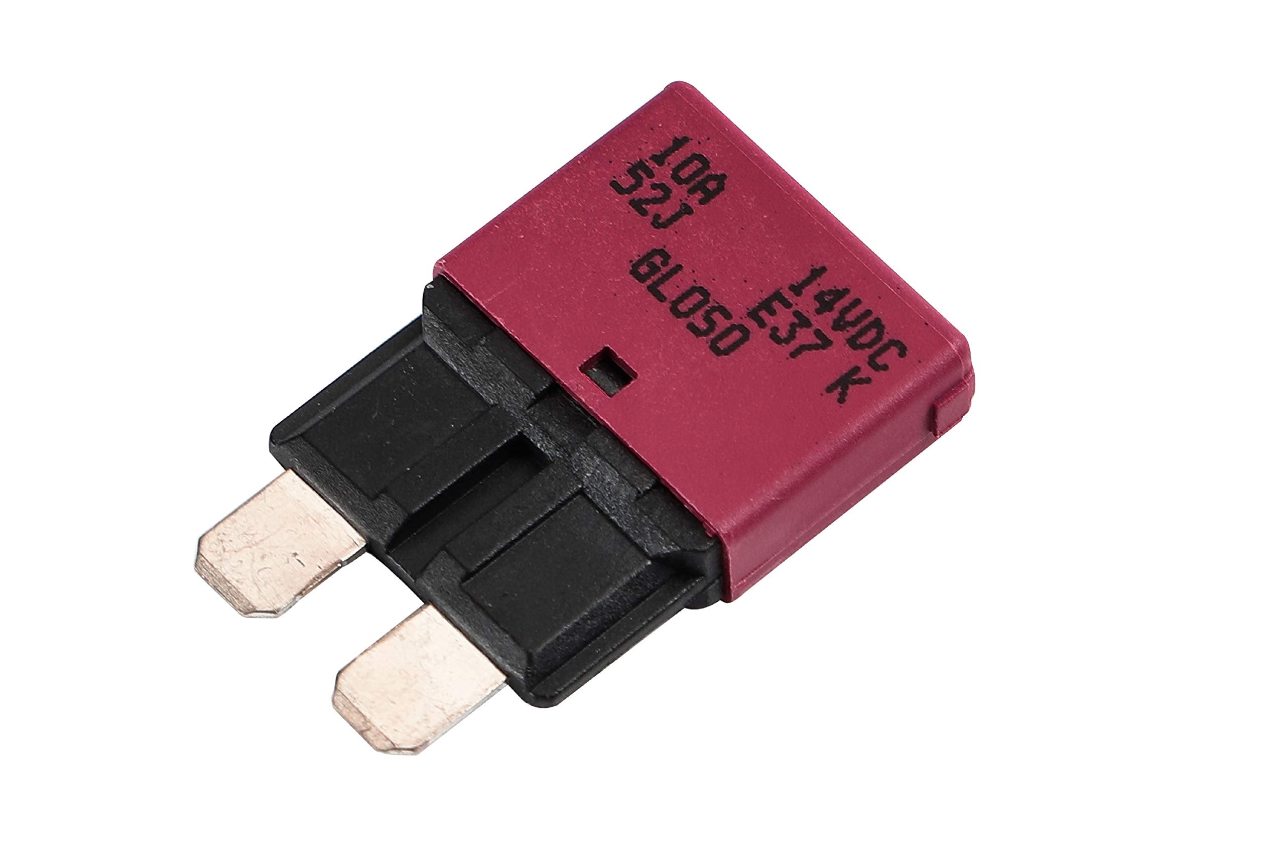 Gloso Circuit Breakers E37 Auto (T1) Reset Low Profile Atc/Ato - (10A - 5 Pack)