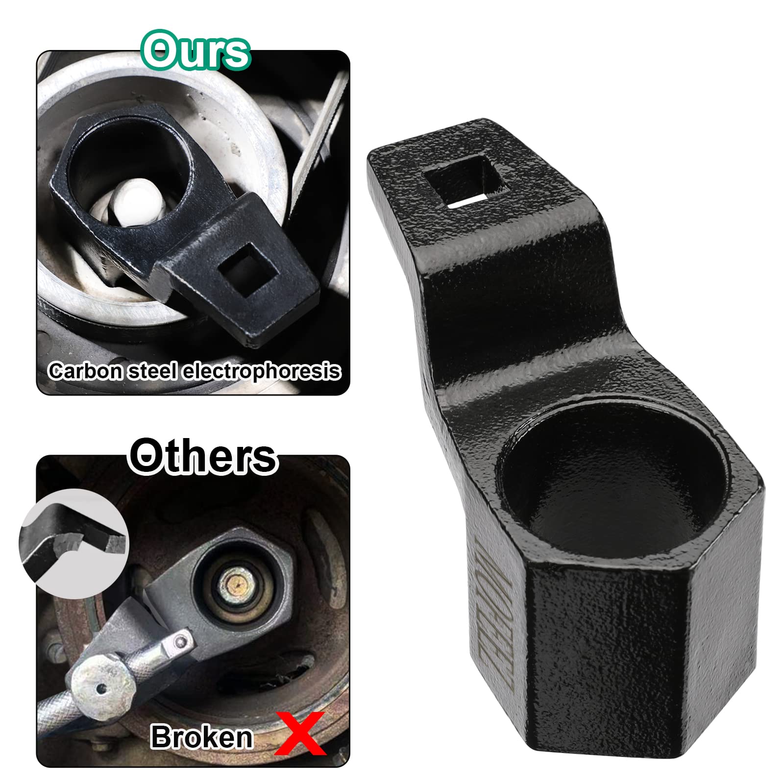 Mofeez 19 Mm Harmonic Balancer Socket And 50Mm Crankshaft Crank Pulley Wrench Holder Tool Compatible With Honda And Acura Engines