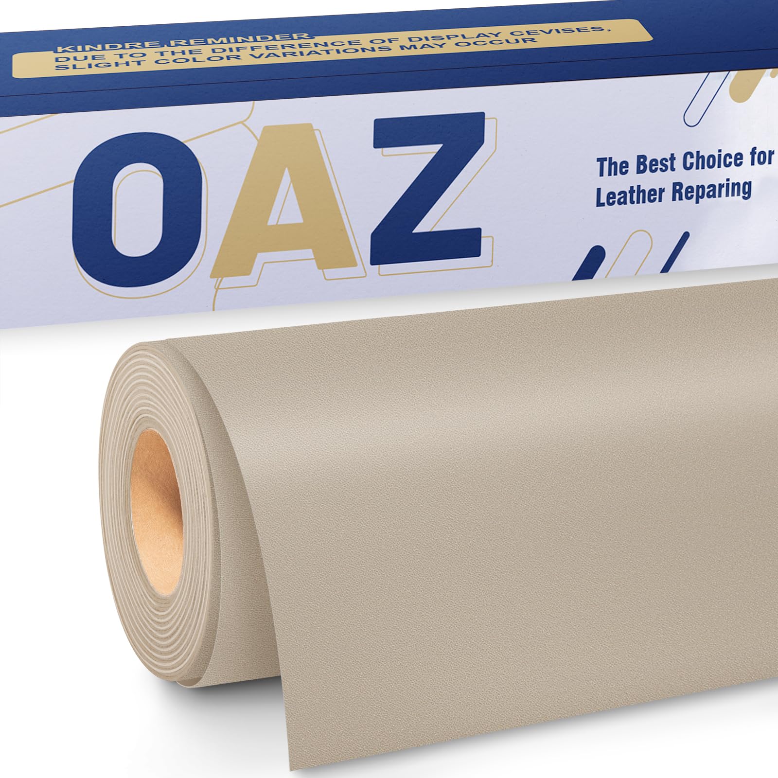 Oaz Self Adhesive Leather Repair Tape, 16X31.5 Inch Leather Repair Patch For Furniture, Leather Repair Kit For Car Seats, Couch,