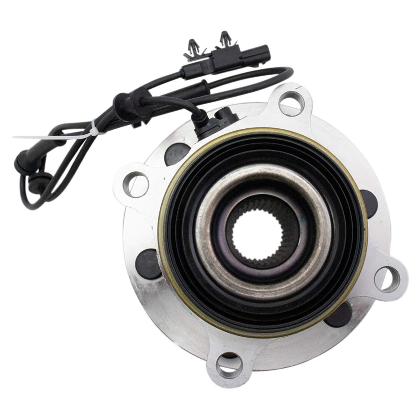 Trq Front Passenger Side Wheel Bearing & Hub Assembly With Abs Sensor Compatible With 2016-2023 Nissan Titan Xd