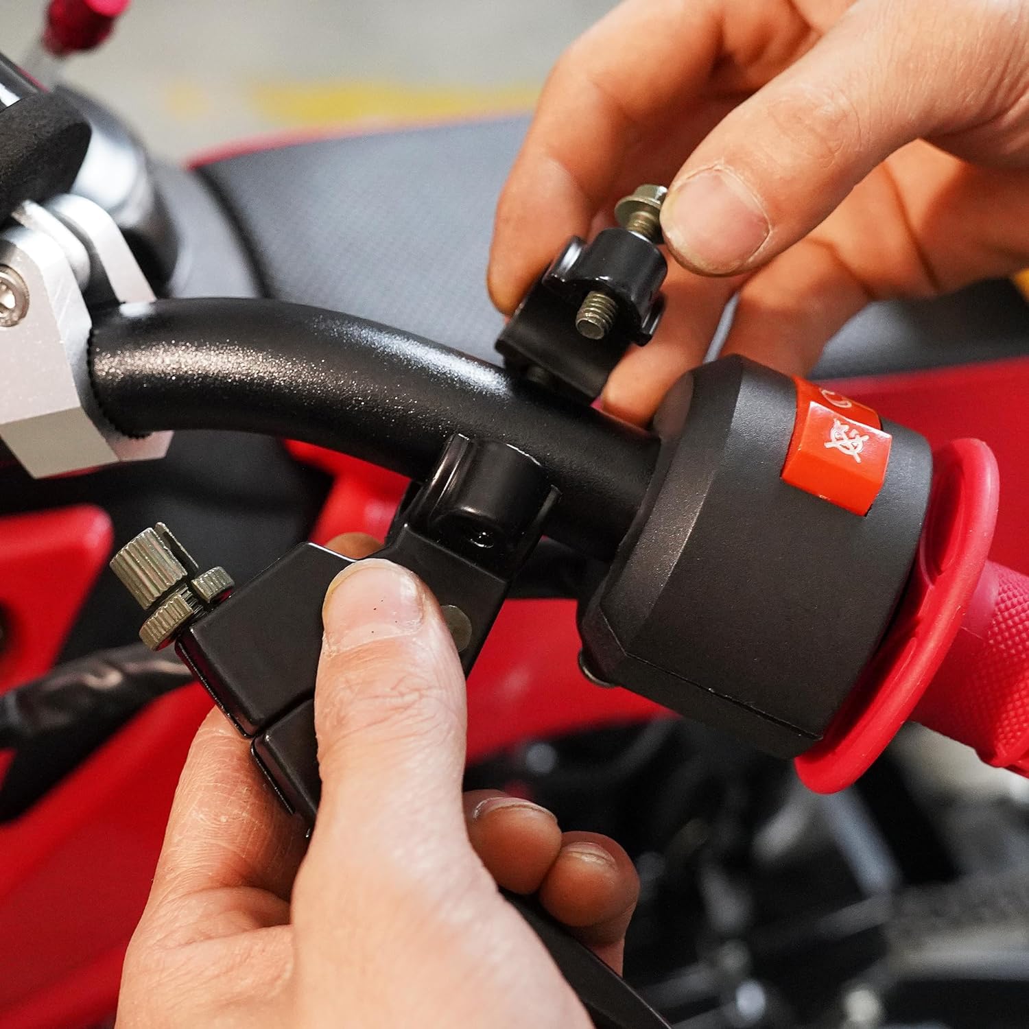 FLYPIG Left Right 7/8'' Black Brake Handle Levers Perch for Honda XR CRF 50 70 90cc 110cc 125cc XR80 CRF70 CRF80 XR100 CRF100 Pi