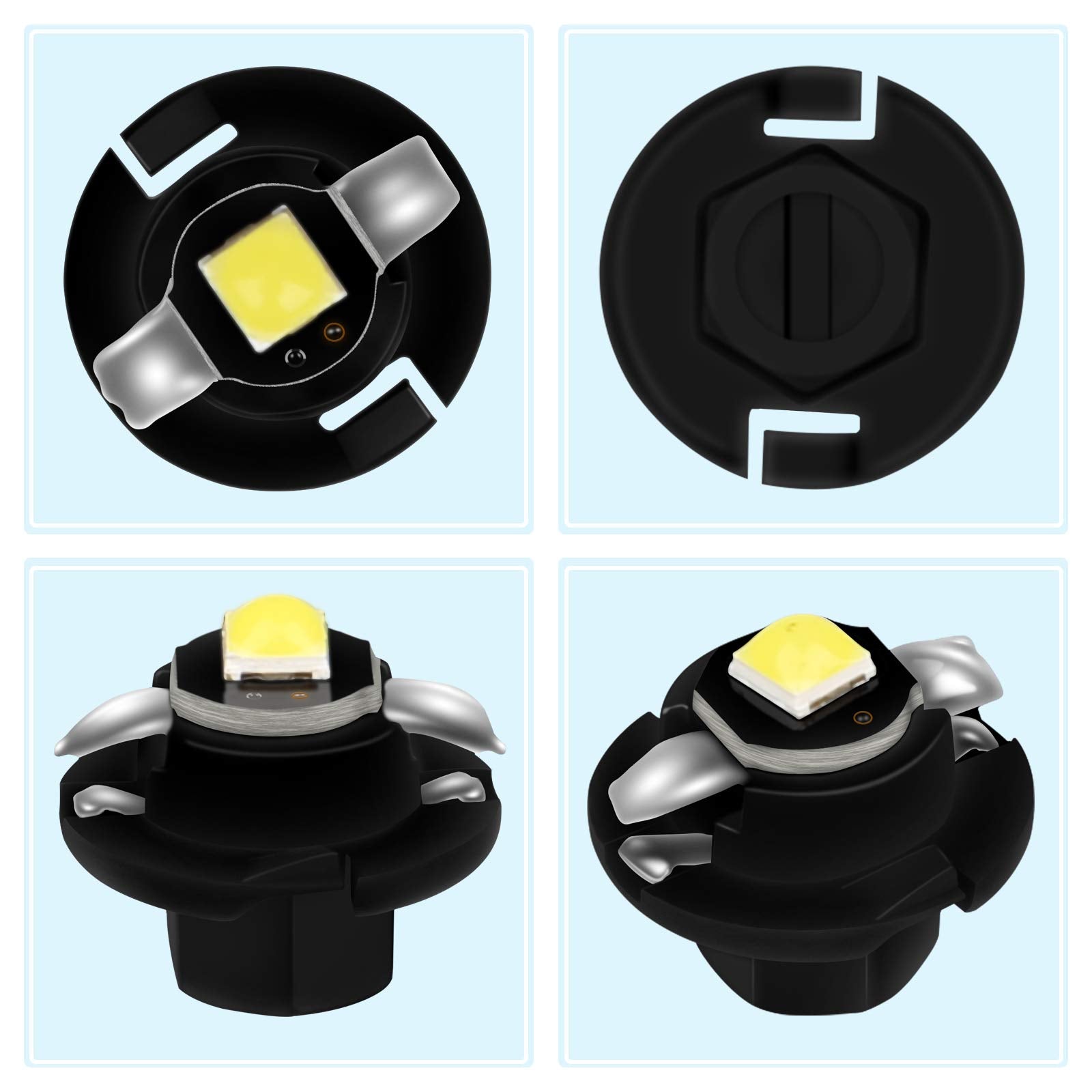 Mbuydiy White Led Lights Bulbs For Instrument Gauge Cluster Panel Speedometer Compatible With 2002-2006 Dodge Ram 1500 2500 3500 Pickup Truck