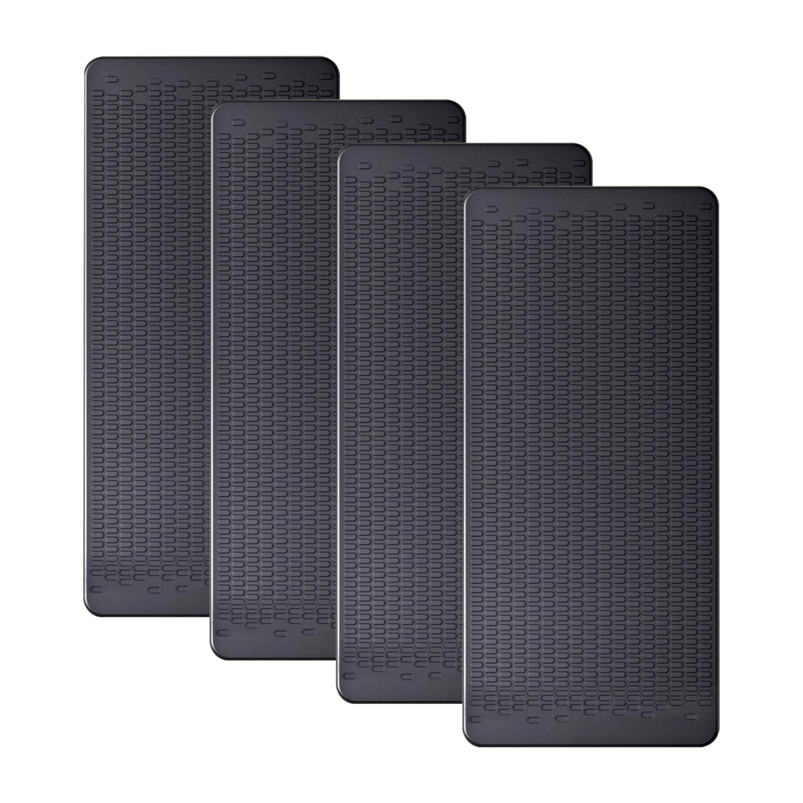 Jimisha Anti Slip Pad Sticky Gripping Pad Sticky Gel Pad Multifunctional Fixate Gel Pads Non-Slip Mounting Pad Cell Pad, 6.3 X 2.8 Inch (4 Pack)