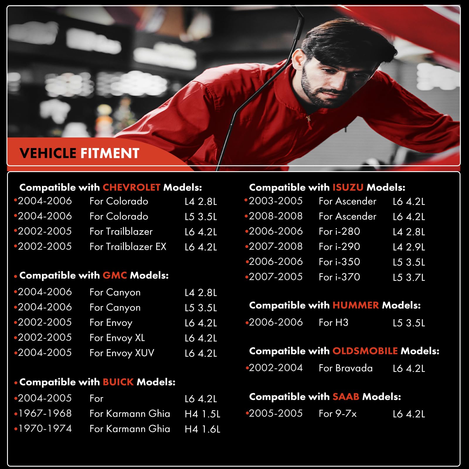 A-Premium Ignition Coils Pack Replacement For Chevrolet Trailblazer Gmc Envoy 2002-2005 Buick Rainier Isuzu I-290 I-370 Ascender