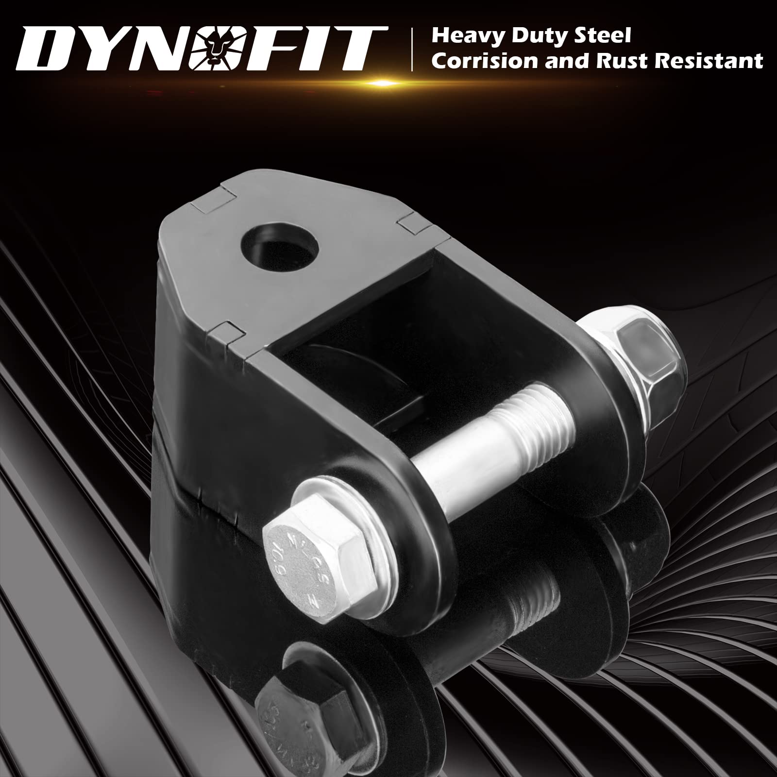 dynofit 2-4'' Rear Shock Extensions for Chevy/Chevrolet Silverado 1500 2WD/4WD 1999-2024, GMC Sierra 2WD/4WD 1999-2024, Compatib