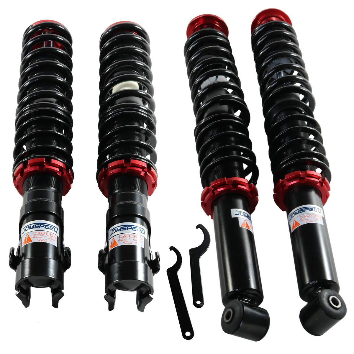 Jdmspeed New Red Coilovers Struts Coils Shocks Suspension Kit Replacement For Vw Mk2 Mk3 Golf Jetta