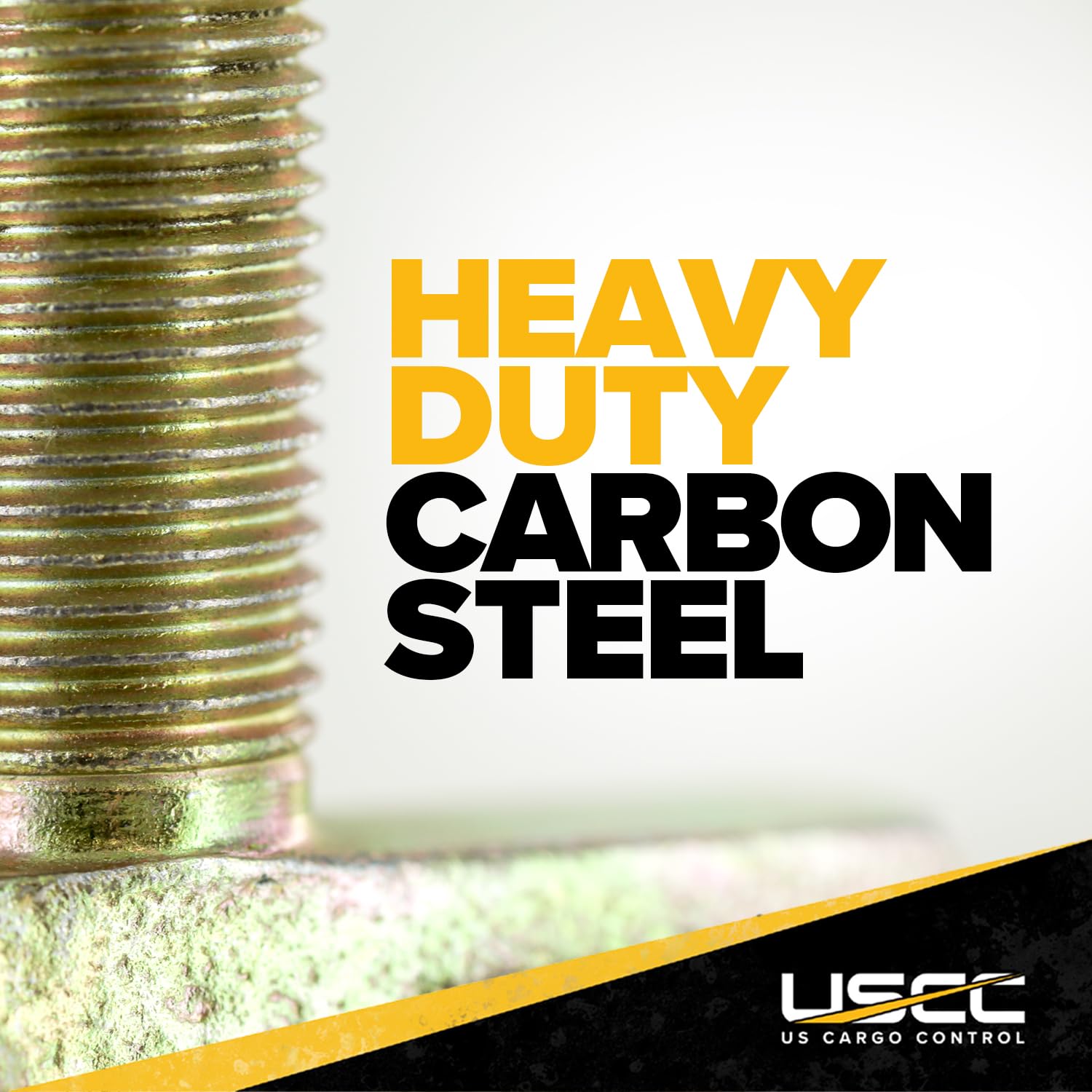 Us Cargo Control L Track Threaded Bolt Double Stud Fitting, (10 Pack) 5,500 Pounds Break Strength, Use With L Track Rails In Your Truck Or Trailer To Create Heavy-Duty Bolt Down Anchor Points