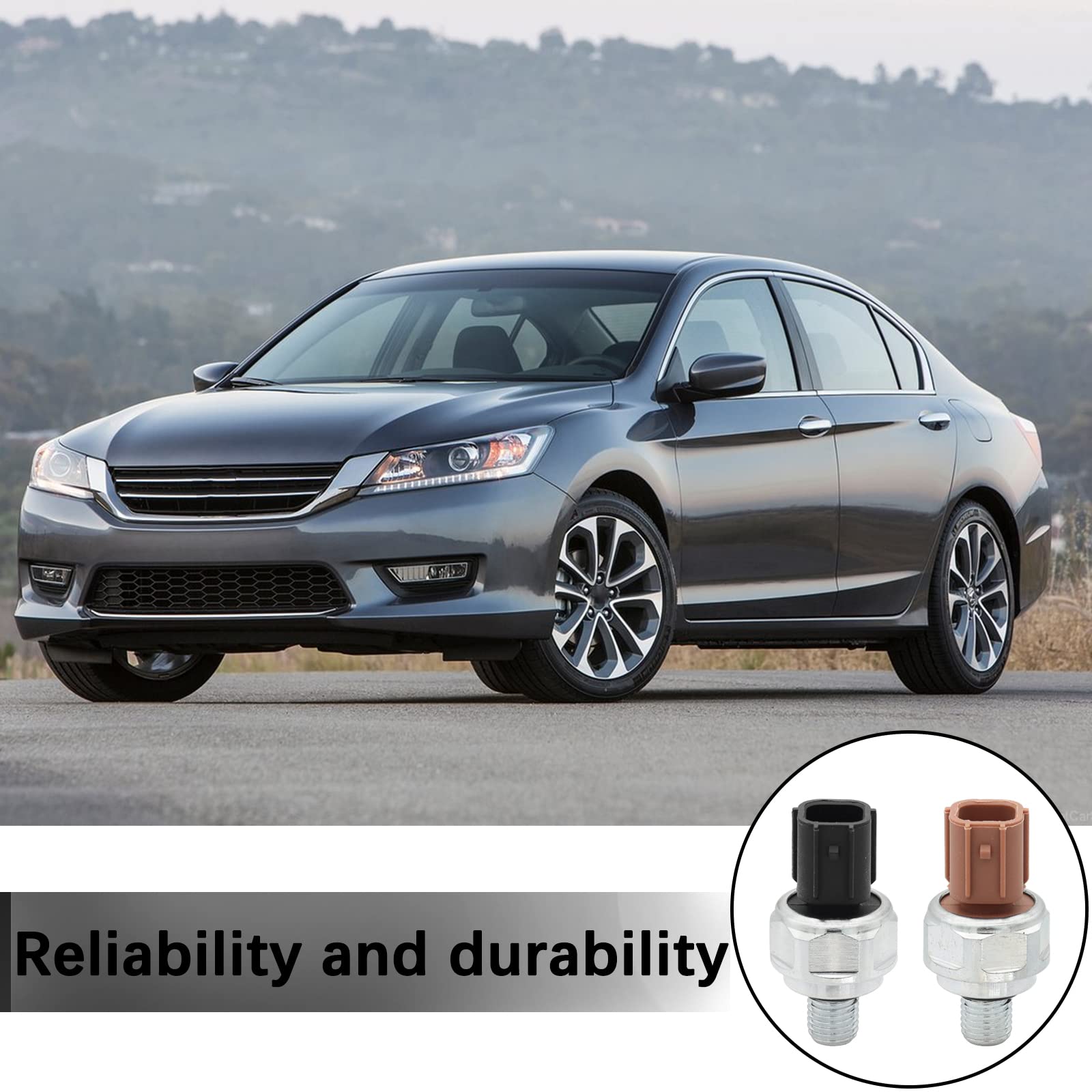 Yithsway 28600-P7W-003 28600-P7Z-003 Transmission Pressure Switches Set For 1997-2011 Honda Accord Odyssey Pilot, Acura Tl Cl Mdx Rsx Tsx Automatic Transmission 2Nd-3Rd Gear Oil Pressure Sensor Switch