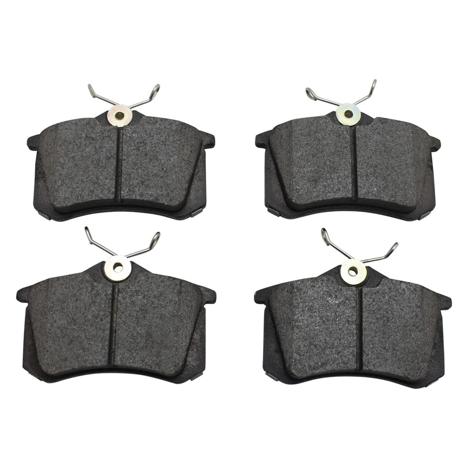 TRQ Rear Brake Pad & Rotor Kit Brake Pads Brake Rotor Ceramic Compatible with 2002 Audi A4
