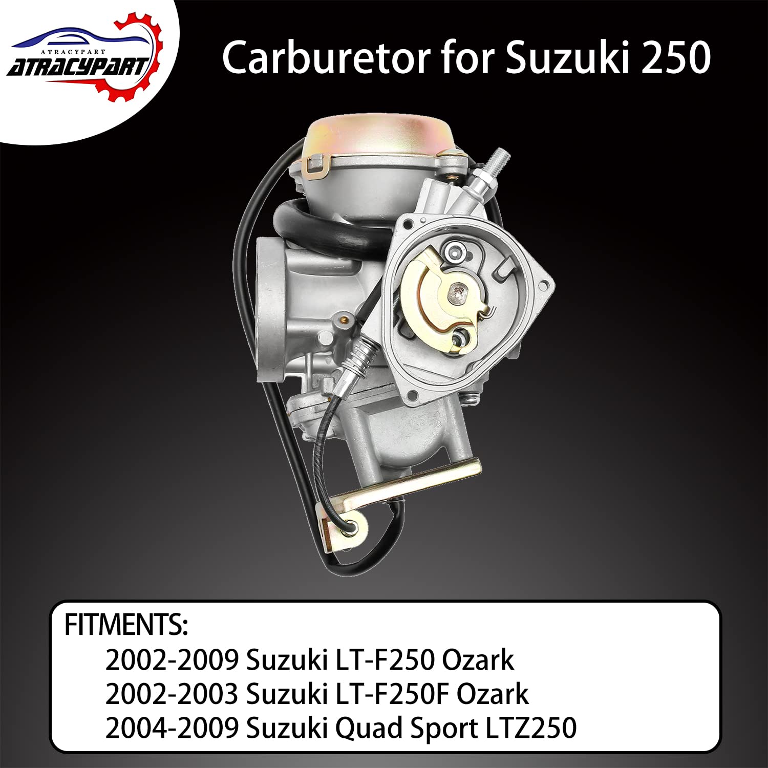 Carburetor For 2002-2009 Suzuki Ltf 250 Ozark 250F, 2004-2009 Suzuki Quad Sport Ltz250 Carb Replace# 13200-05G01