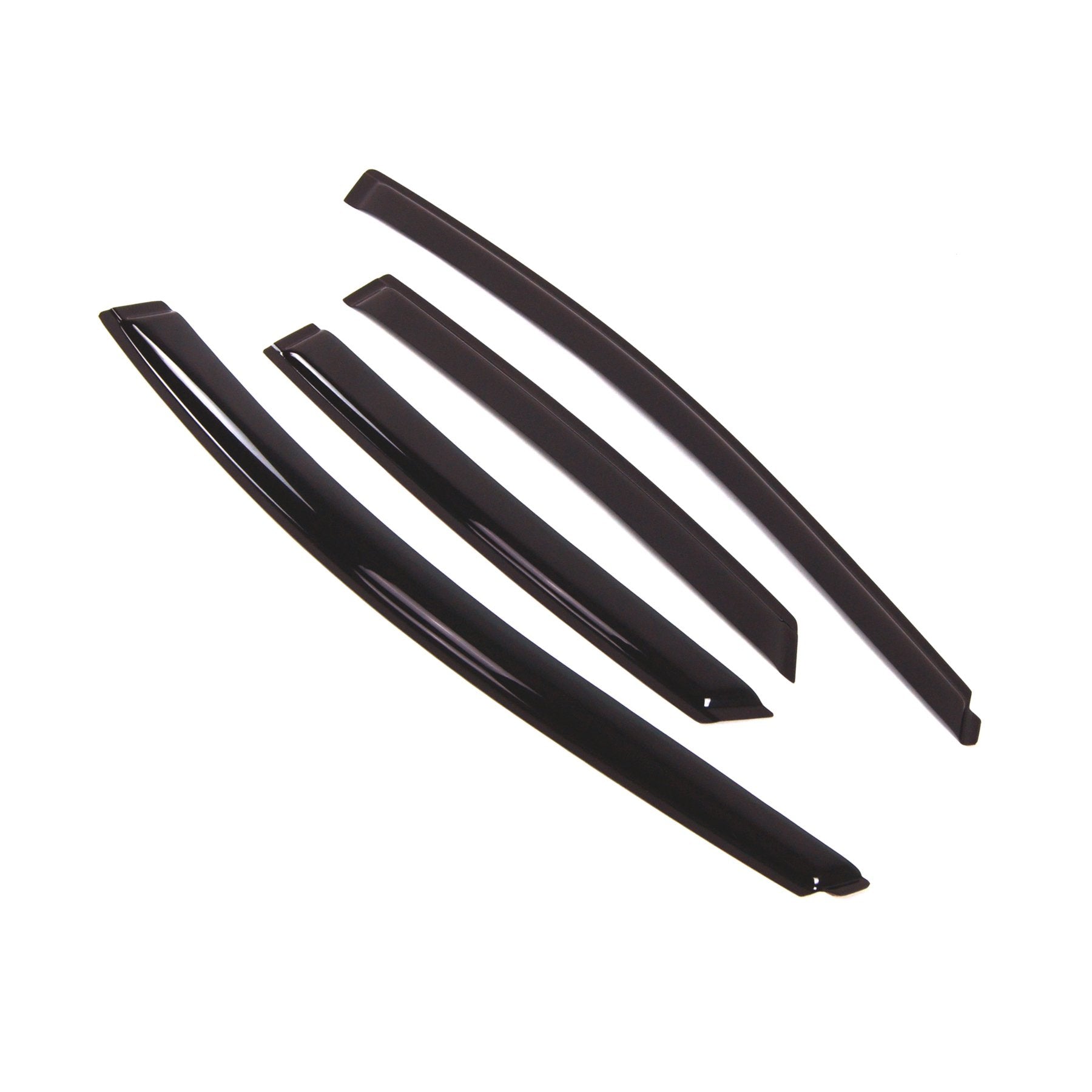 Tuningpros Outside Mount Window Vent Visors Rain Guards Compatible With Ford Focus Sedan 2012-2016 | Side Window Wind Deflectors