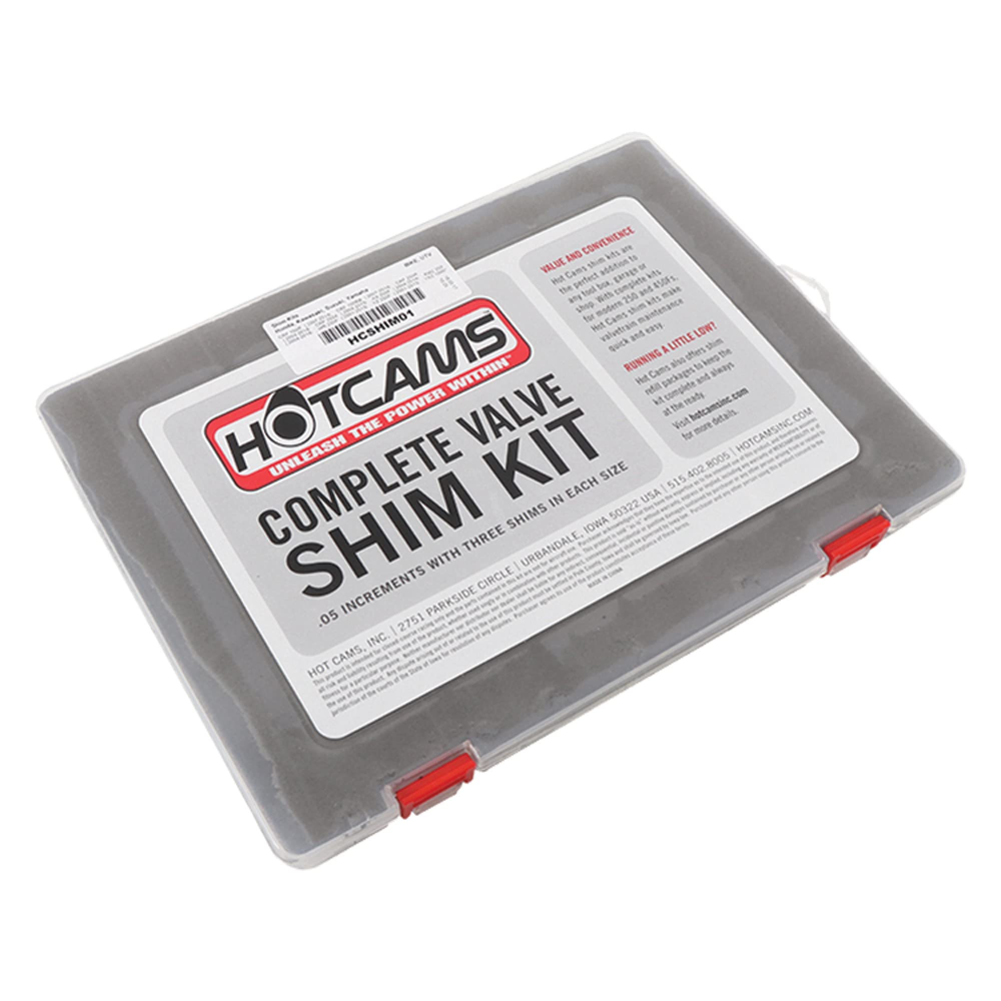 Hot Cams Hcshim01 Complete 7.48Mm Shim Kit Compatible With/Replacement For 2007-2014 Honda Crf 150R,Crf250R X F Rmz250 Wr250F Yz