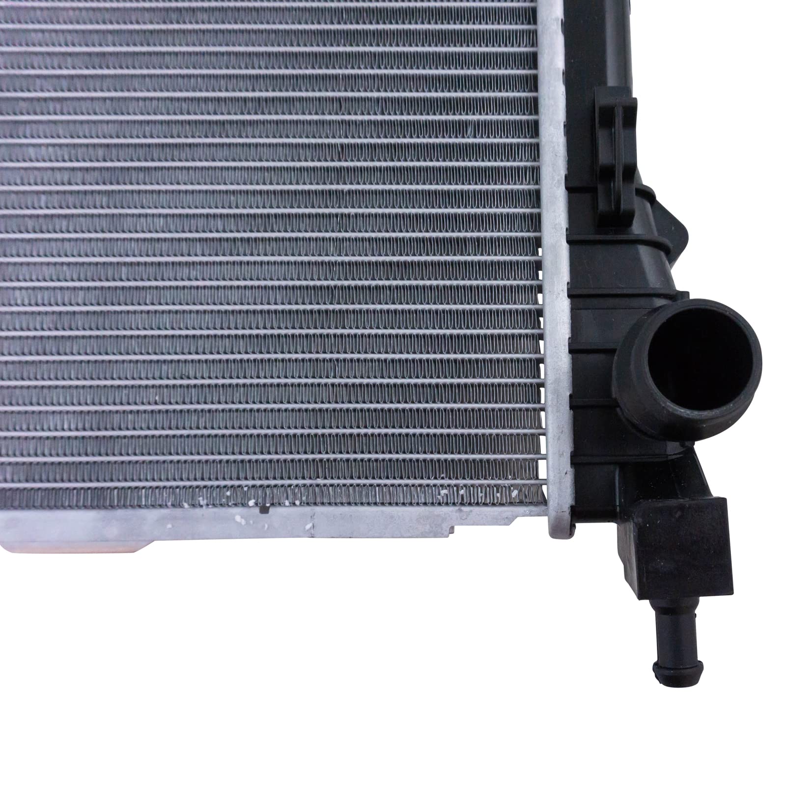 Trq Radiator Assembly Aluminum Core Compatible With 12-19 Fiat 500 Cu13245 Fi3010100