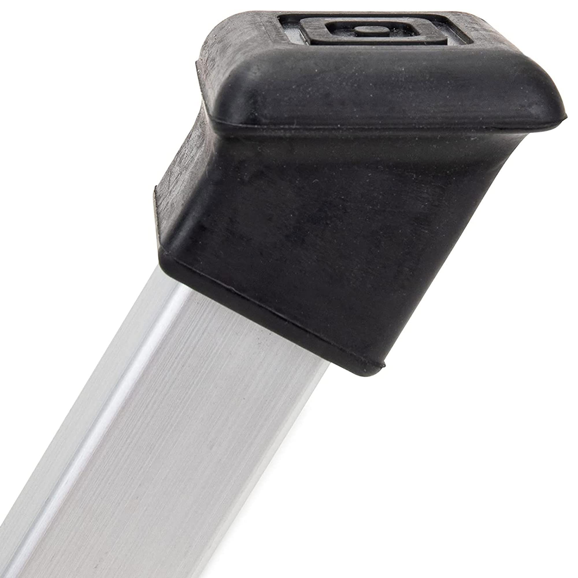 Camco 43677 Fixed Height 19 X 14.5 Aluminum Platform Foldable Step Stool With Non-Slip Secure Rubber Feet And 1000 Pound Capacity