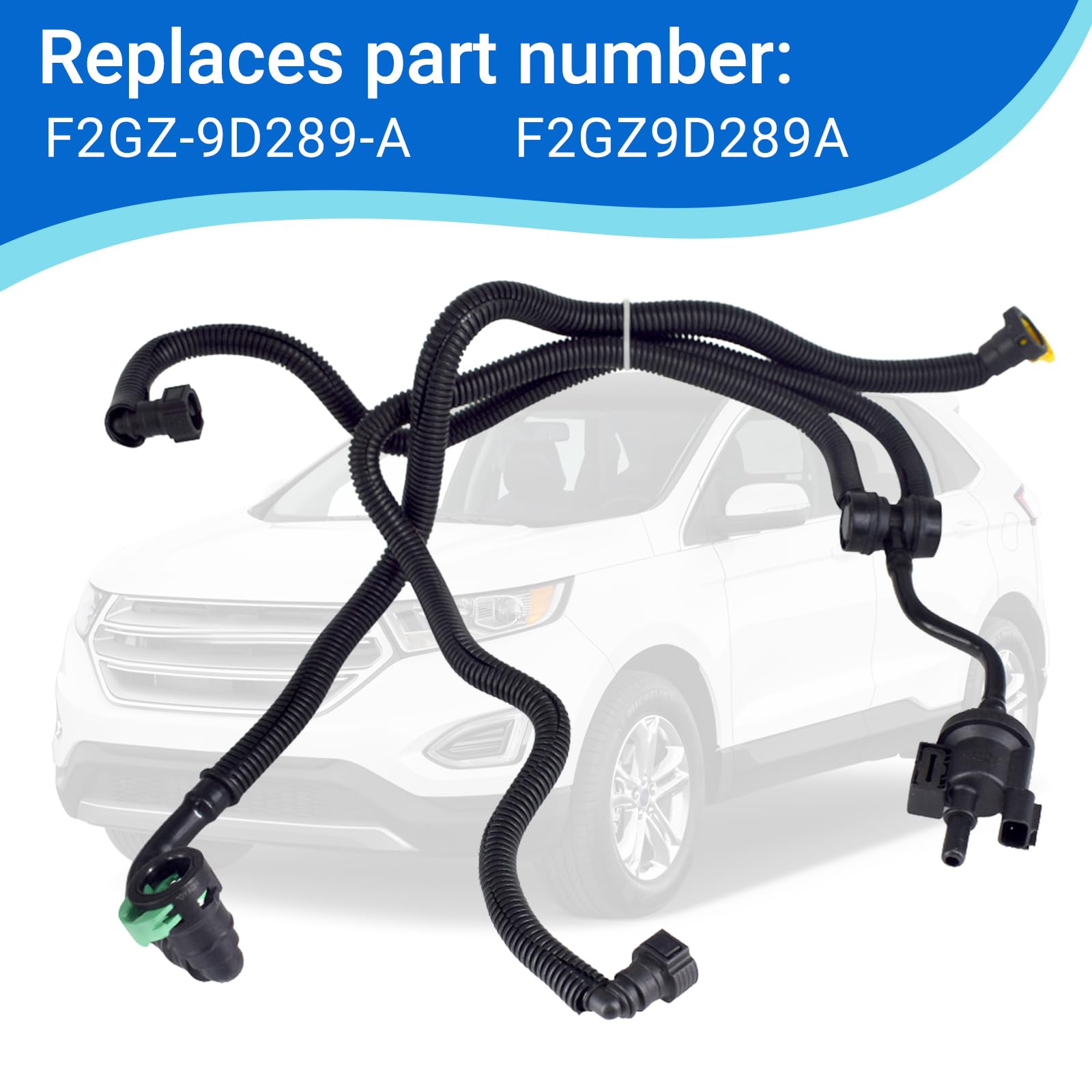 Vapor Canister Purge Val-ve Fits for 2015 2016 2017 2018 2019 Ford Edge 2.0L EcoBoost 2016-2018 Lincoln MKX 2017-2020 Lincoln MK