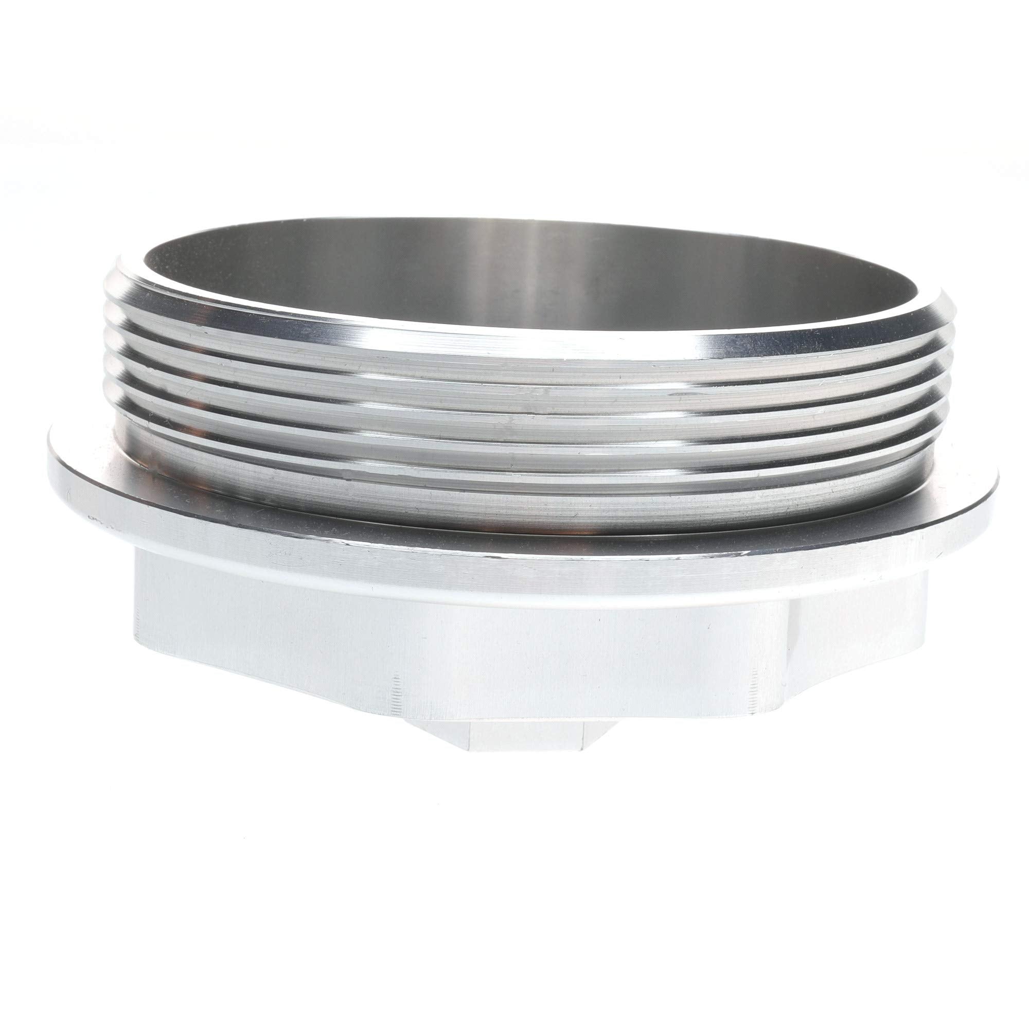 iFJF Fuel Filter Cap Replacement for Powerstroke 7.3L V8, Aluminum, Silver, F81Z9G270BA, Fits F250 F350 F450 F550, Model