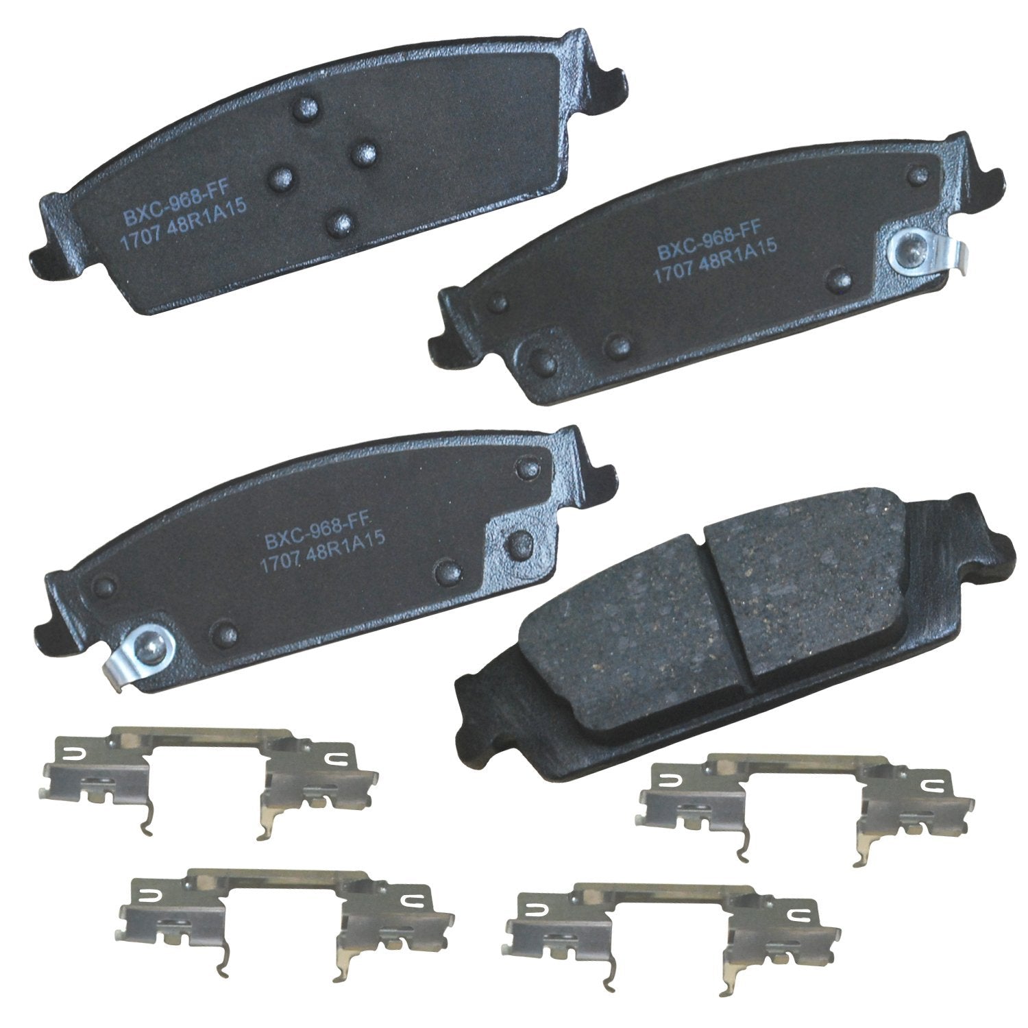 Bendix Premium Sbc1707 Ceramic Rear Brake Pads For Select Models Cadillac Escalade,Escalade Esv,Chevrolet Cheyenne,Silverado 150