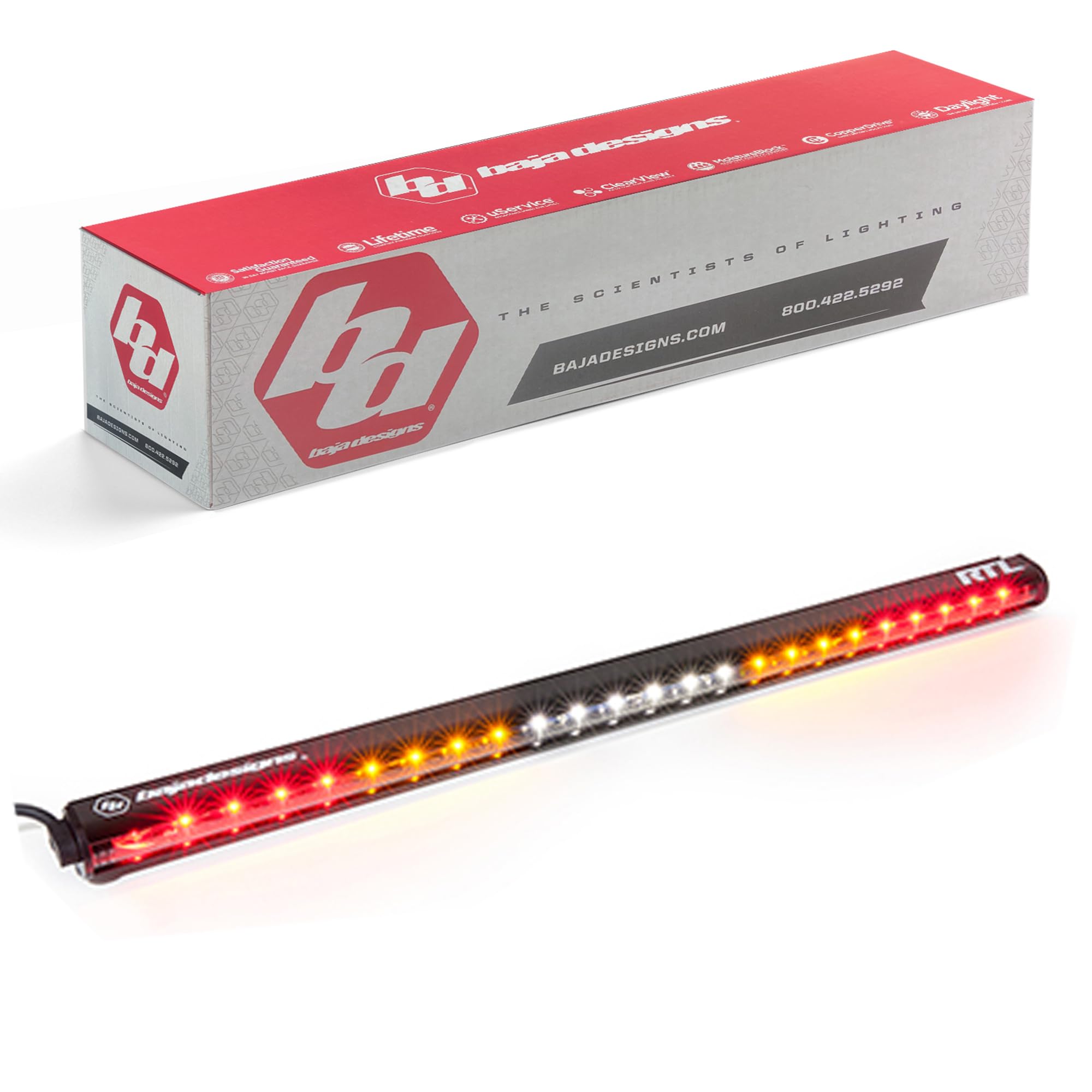 30 Inch Light Bar Rtl Single Straight Baja Designs