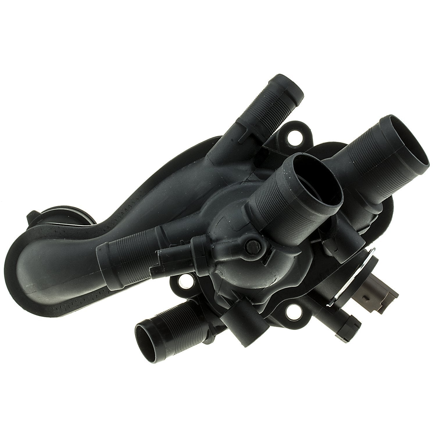 Motorad 678-221 Integrated Map Controlled Thermostat Housing, Black
