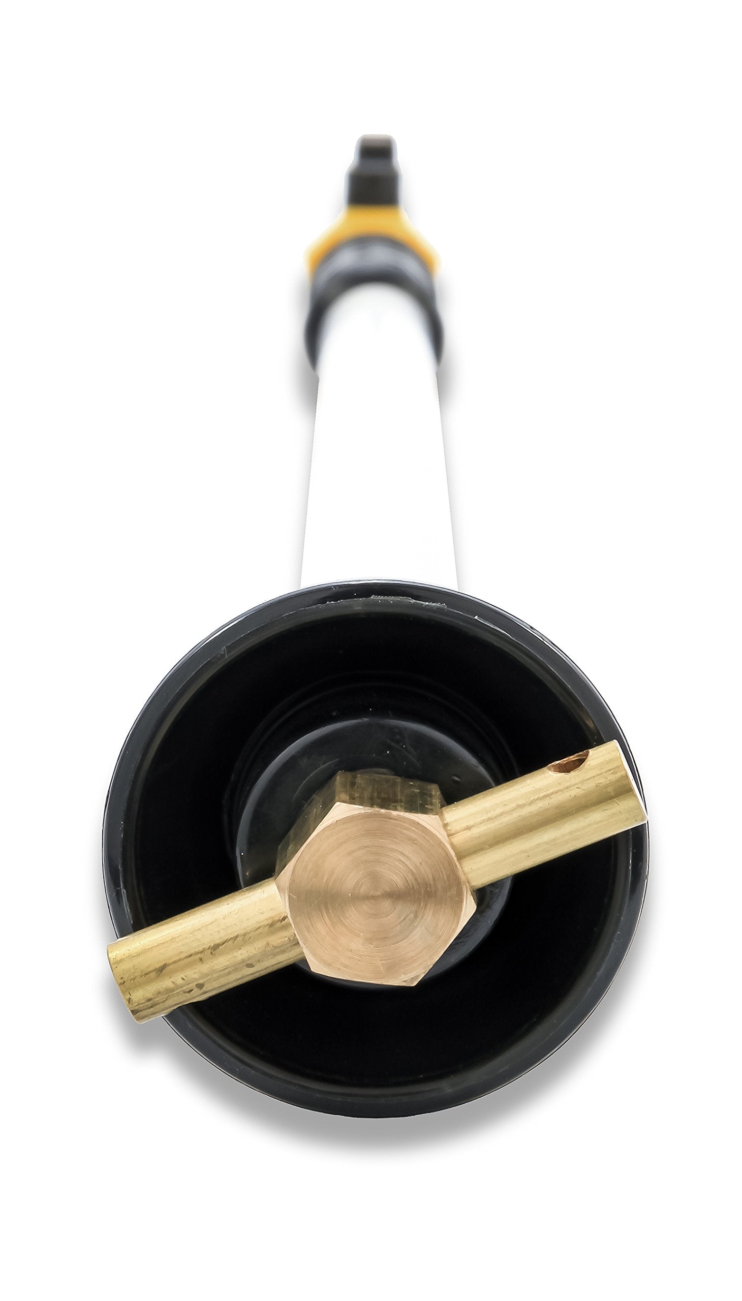 Camco - 21013 Rv Straight Swivel Stik With Shutoff Valve- Creates Powerful Cleaning Action That Dislodges And Flushes Stubborn Waste Deposits And Combats Odors (40094), Black