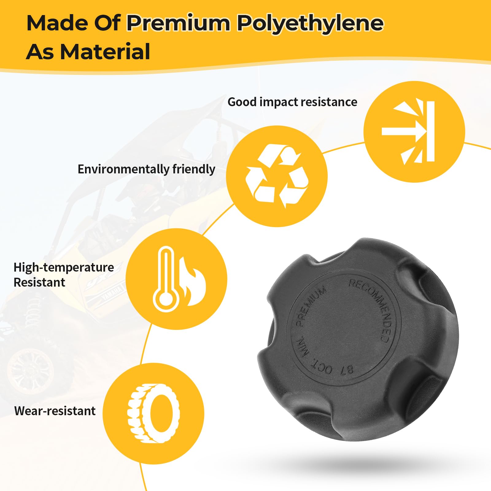 M Mati Fuel Cap Gas Cap For Polaris Rzr Ranger General 1000 900 800 700 500 570 500 Turbo Etx M1400 5439075 5433687 2521751