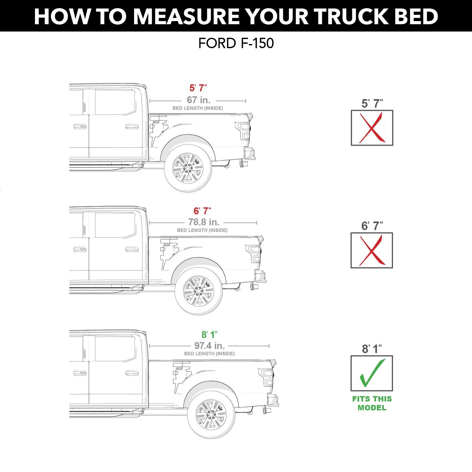 Gator Etx Soft Roll Up Truck Bed Tonneau Cover | 53308 | Fits 2004 - 2014 Ford F-150 8' 1'' Bed (97.4'')