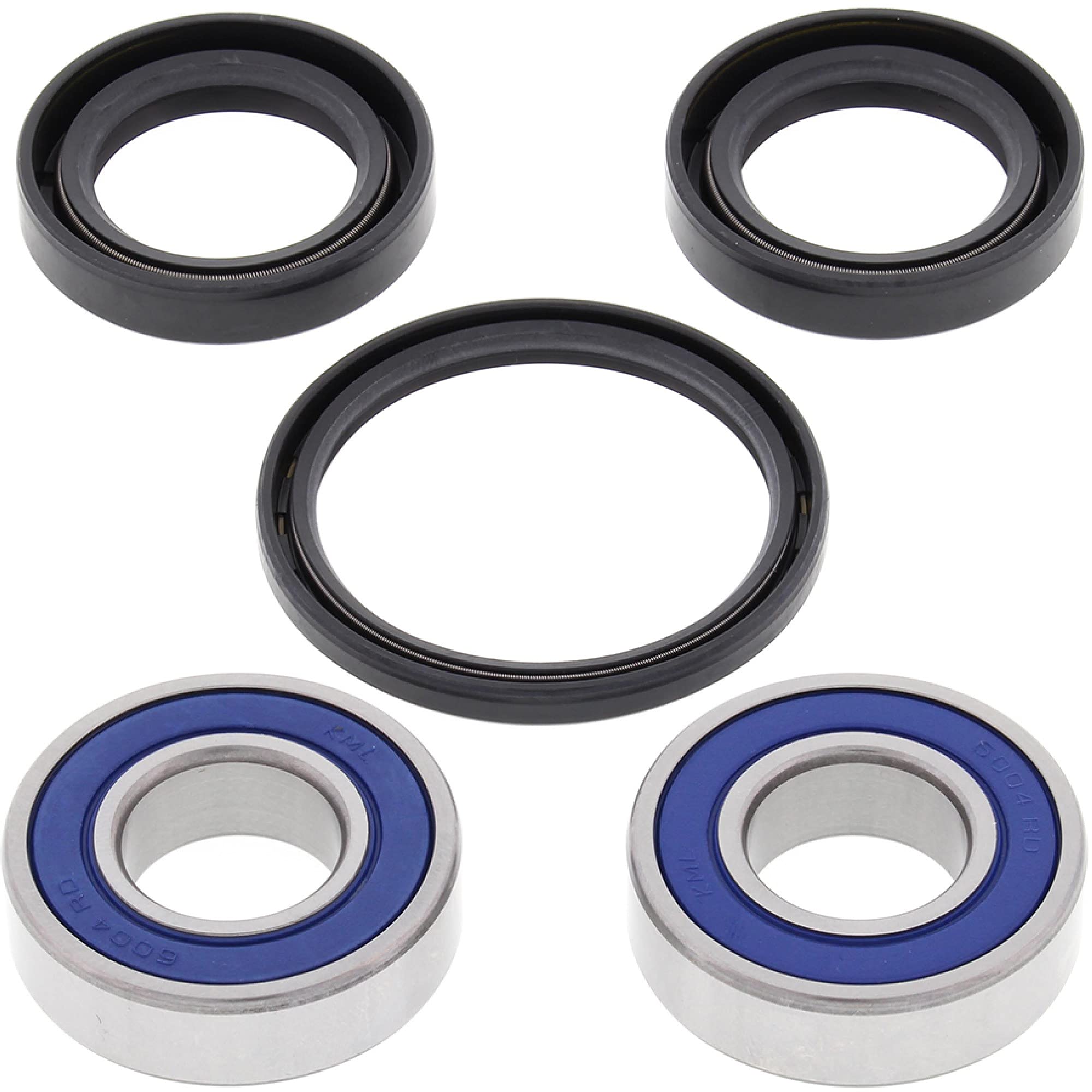 All Balls Racing 25-1077 Wheel Bearing Seal Kit Compatible With/Replacement For Honda