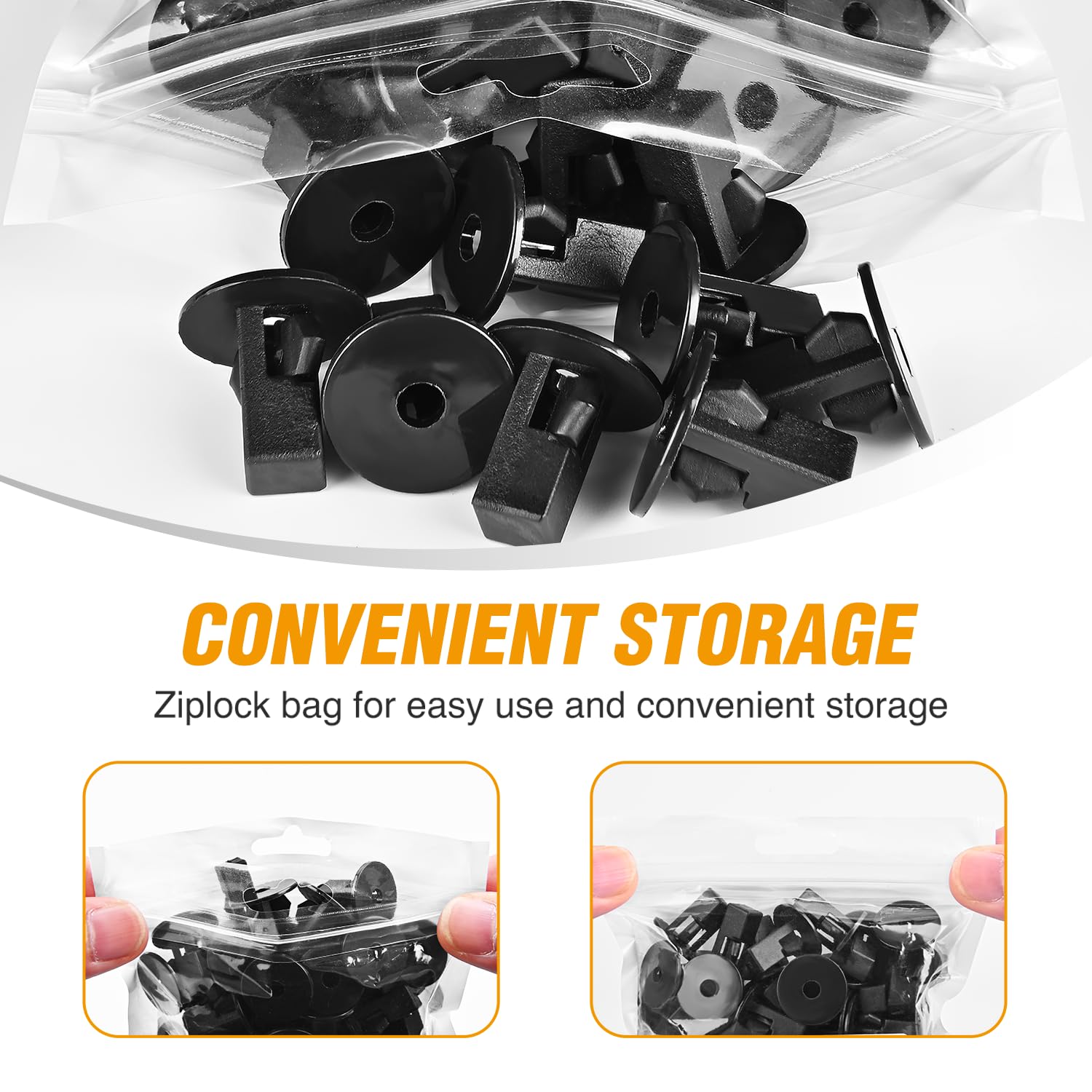 Gooacc 120Pcs Car Bumper Retainer Clips Bumper Fender Liner Kit For Lexus Toyota 4Runner Tacoma Rav4 Scion 75495-35010 75397-350