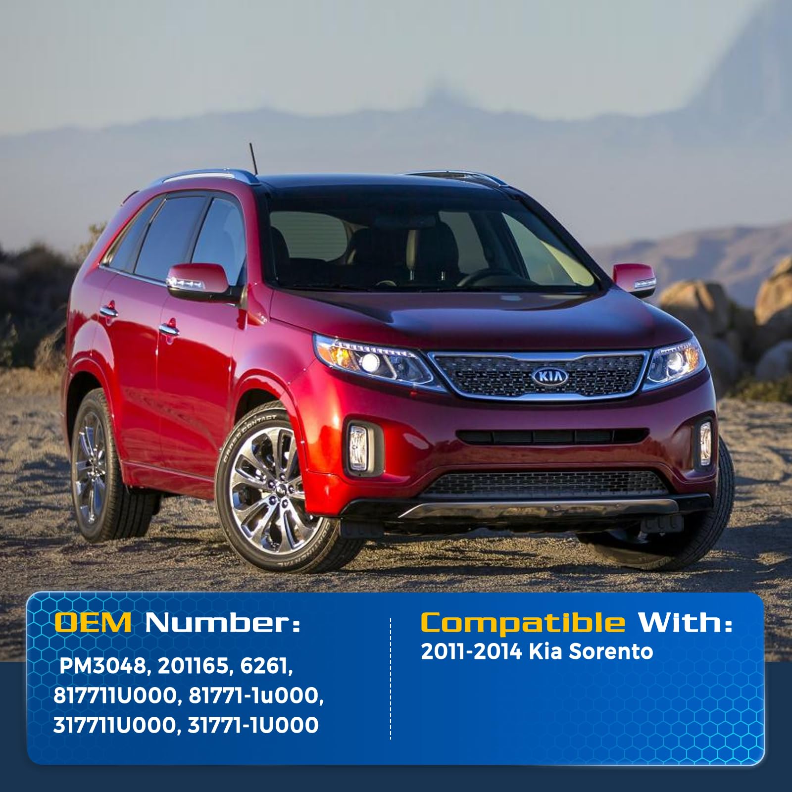 Arana Rear Hatch Trunk Struts For Kia Sorento 2011-2014, Tailgate Shocks Back Door Lift Support Fits 2011-2014 Kia Sorento Base/