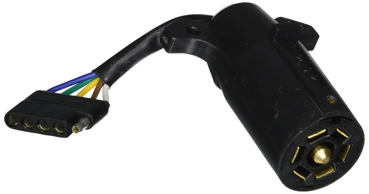 Pollak (12718 7-Way Round To 5-Way Flat Adapter