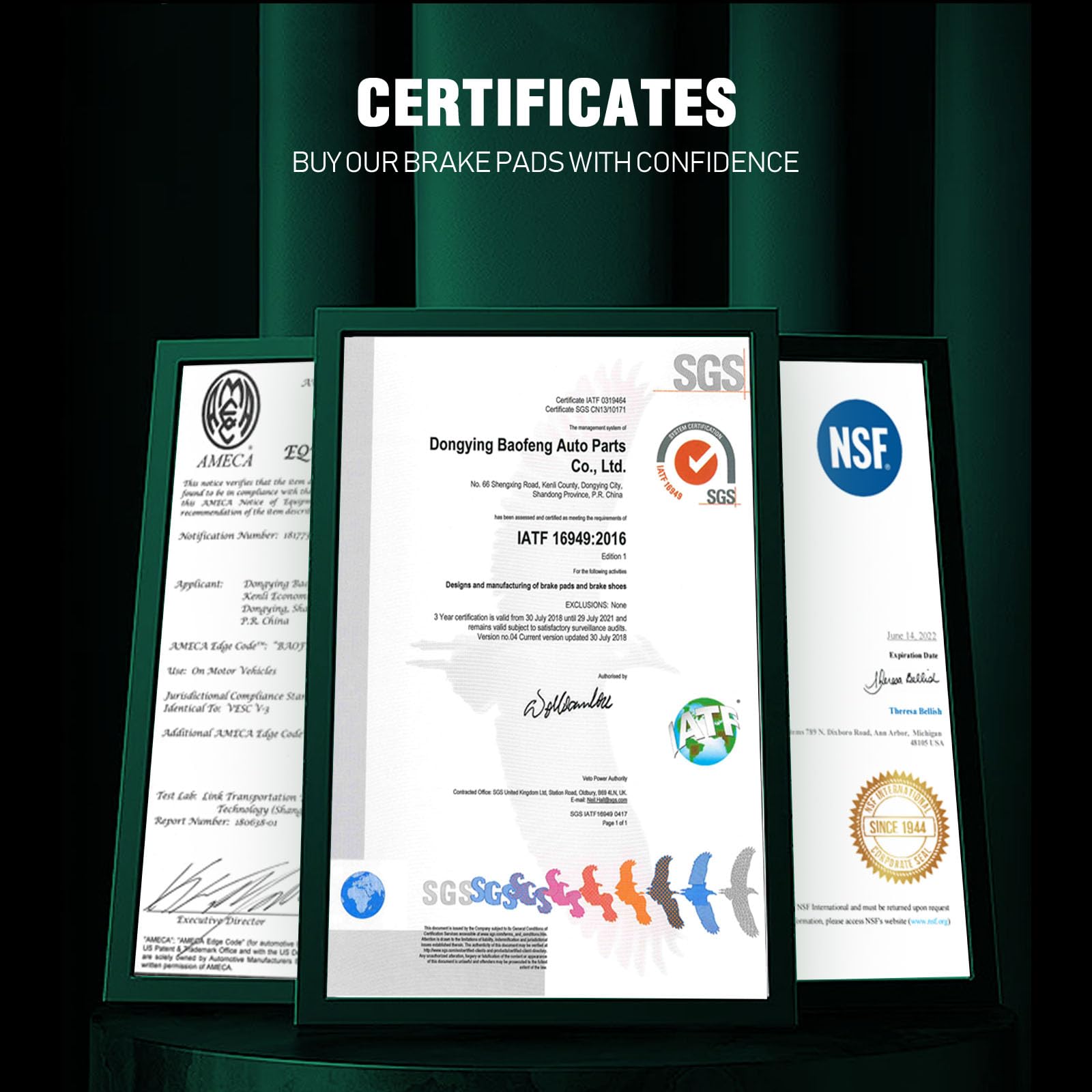 Automuto 4Pcs Rear Ceramic Disc Brake Pads Set D905 For Infiniti Ex35 Ex37 Fx35 Fx37 Fx45 G25 G35 G37 Jx35 M35 M35H M37 M45 M56