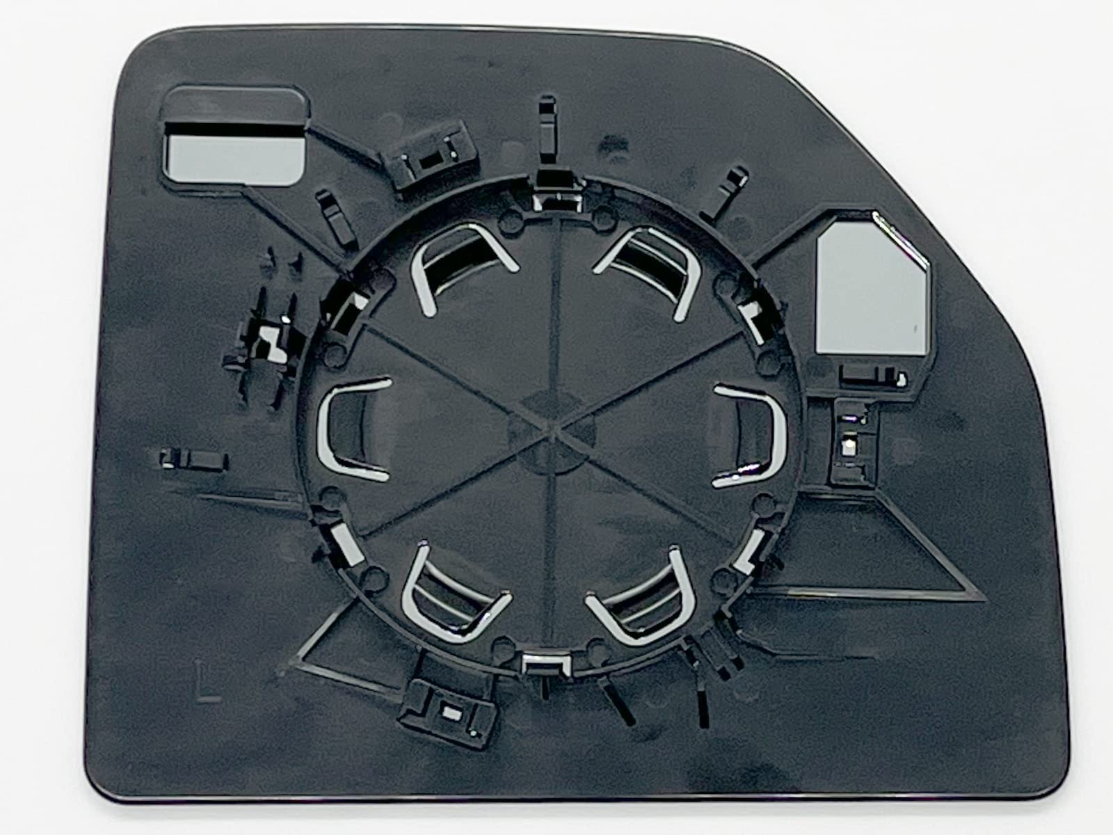 Apa Replacement Towing Mirror Glass Upper Non-Heated With Base Fits 2015-2020 F150 2017-2022 F Series Super Duty Driver Left Sid