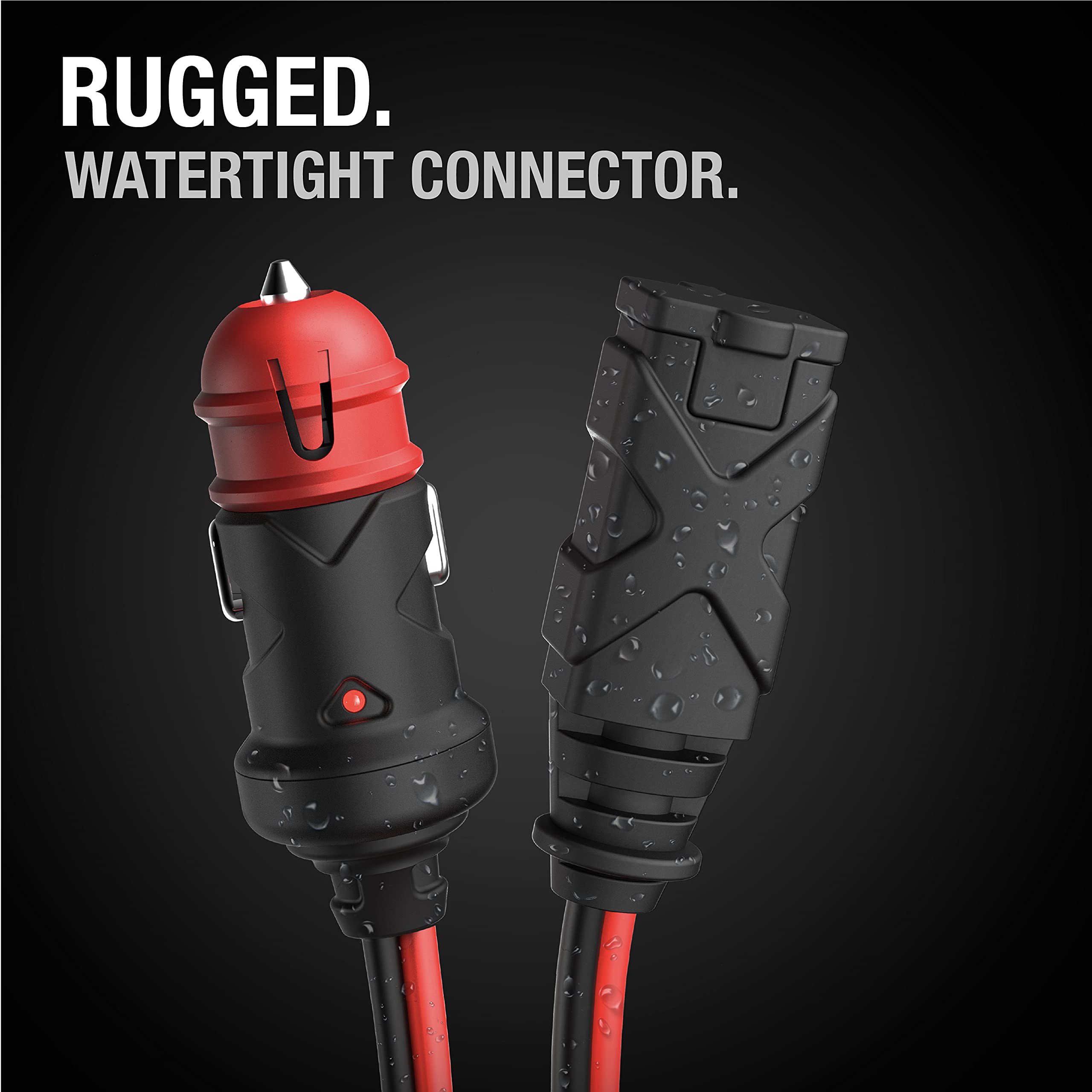 Noco Gc003 X-Connect 12V Dual-Size Male Plug Accessory Genius Smart Battery Chargers