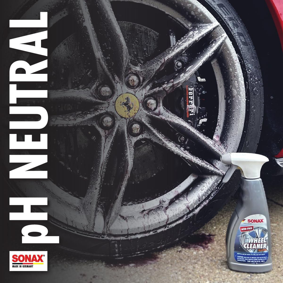 Sonax (230200-755) Wheel Cleaner Full Effect - 16.9 fl. oz.,Silver