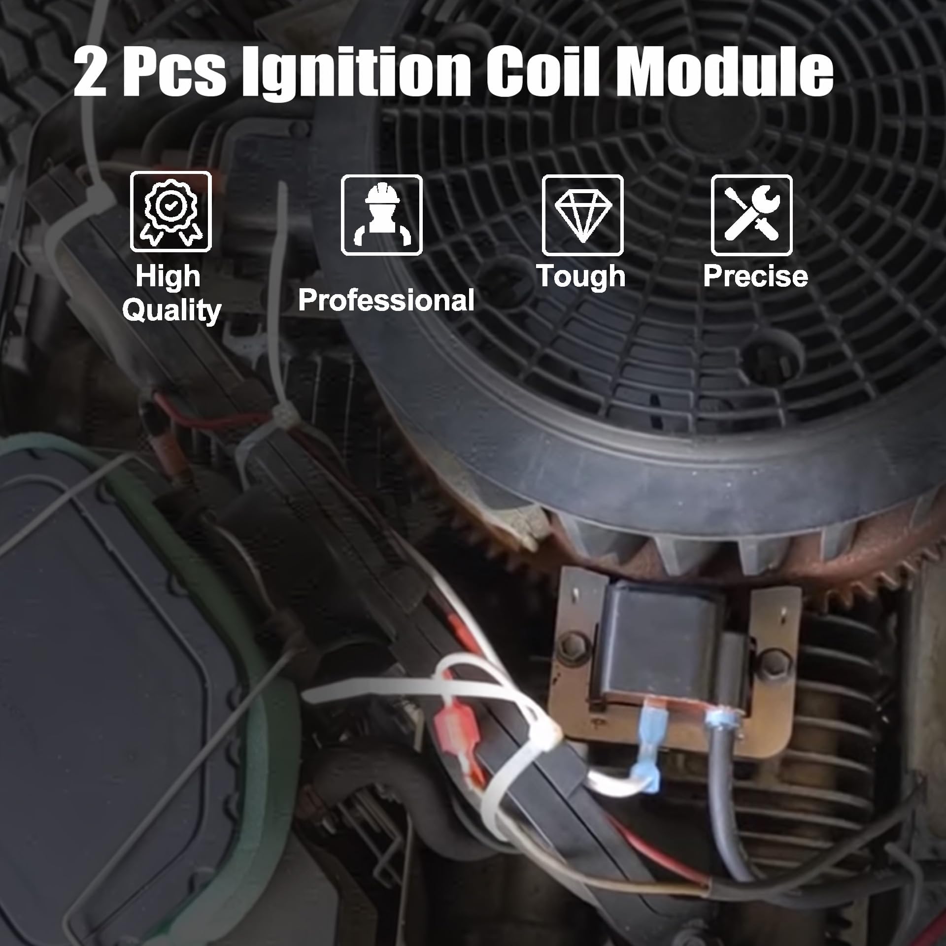 GXARTS 2 Pcs 2458436-S Ignition Coil Module Replaces 2458411-S 2458415-S 2458403 Compatible With Kohler CH22 CH25 CH730 CH740 CH